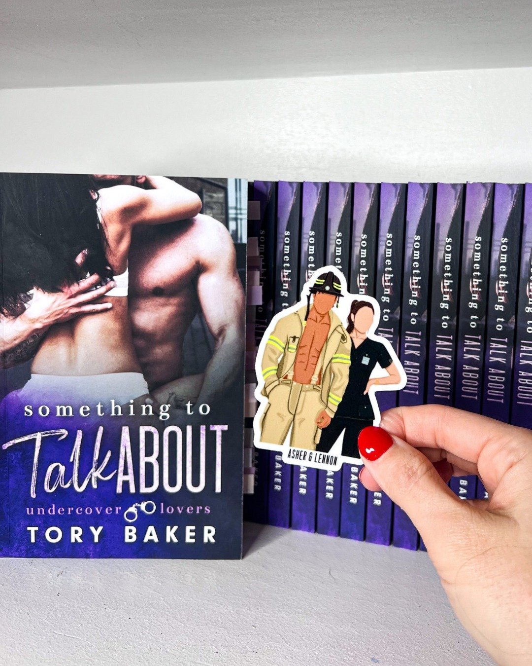 𝙗𝙧𝙗... absolutely swooning over this character sticker of Asher &amp; Lennon 

p.s. website store is open and 𝙎𝙏𝙏𝘼 is ready to ship straight to your doorstep!

#bookrecs #smalltownromance #firefighterromance #divorcedheroine #hefallsfirst #boo