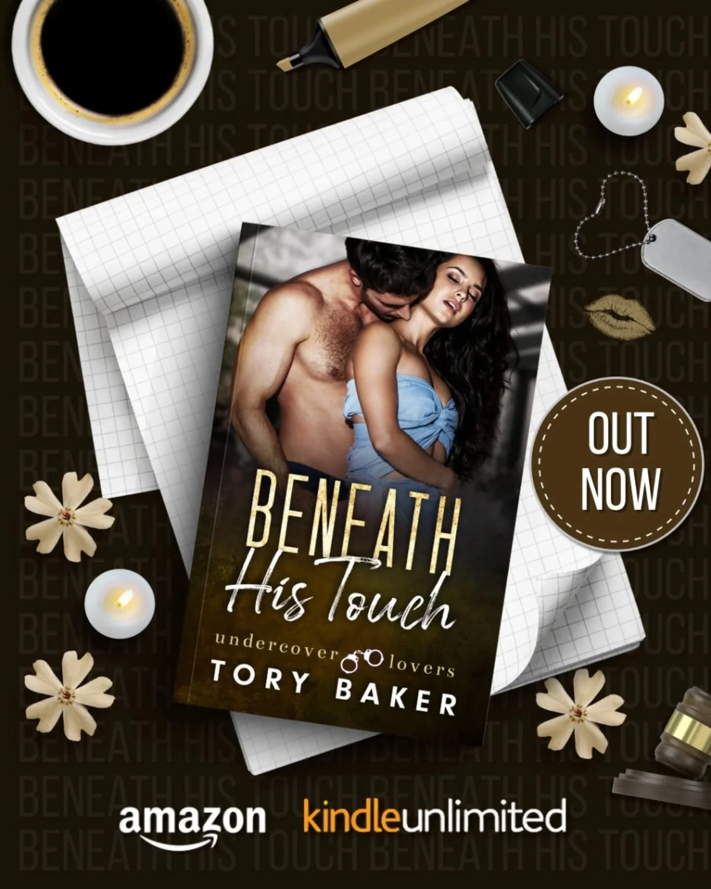 📖: Beneath His Touch OUT NOW

Available as E-book &amp; Paperback on Amazon and Kindle Unlimited 

Tropes:

🤎 She&rsquo;s on the run
🤎 First love
🤎 V!rgin heroine
🤎 Hidden identity
🤎 D@ddy Romance
🤎 Age gap
.
.
.
.
.
.
.
.
#teasertime #booktea