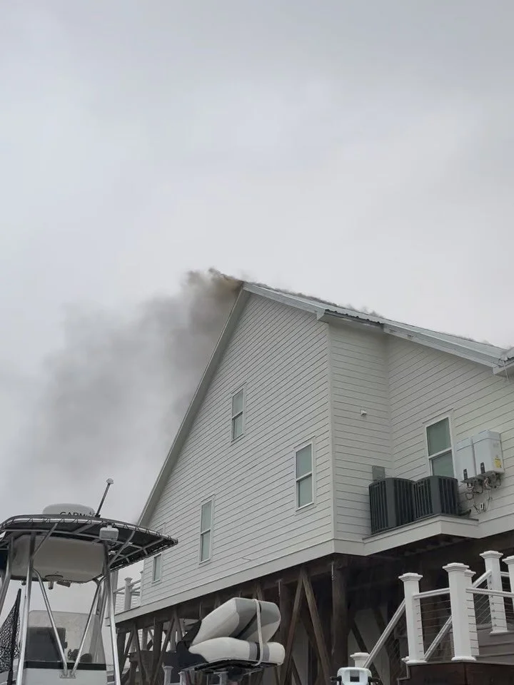 Recently we got a call from a client that we never want to get. Our camp is on fire. 
We checked on the structure immediately after and a few weeks later we met with a Fire Damage Forensic Specialist because our clients unfortunately had the roof of 