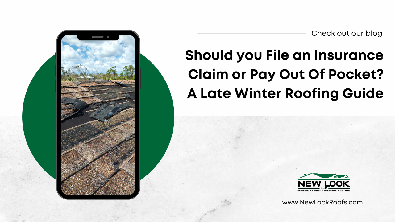 Should You File An Insurance Claim Or Pay Out Of Pocket? A Late-Winter Roofing Guide