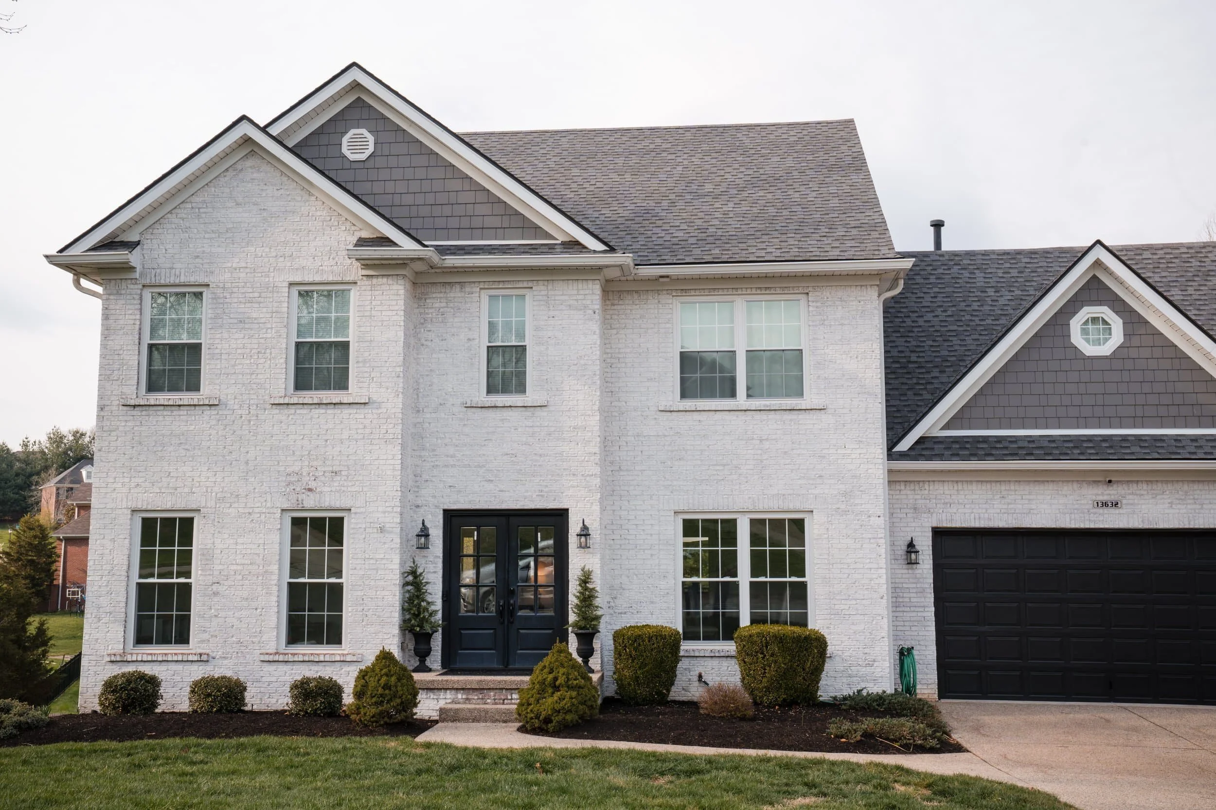 Newly installed double pane replacement windows in a home interior after professional window installation