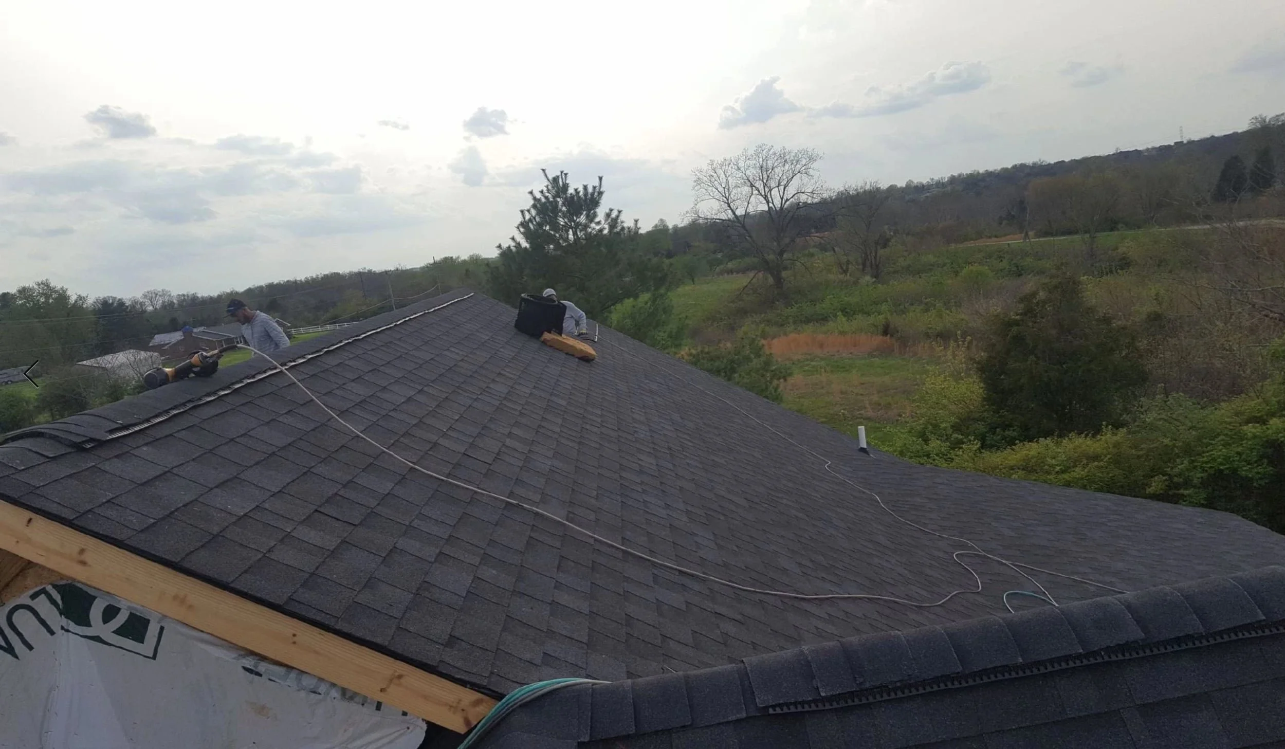 larger commercial roofing job