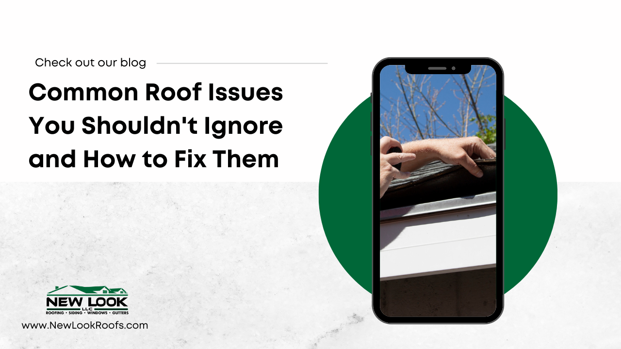 Common Roof Issues You Shouldn't Ignore and How to Fix Them — New Look Roof