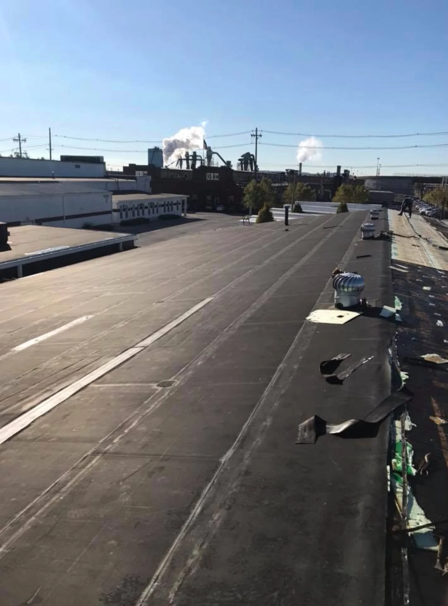 flat commercial roof upgrade