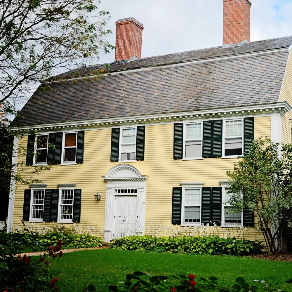 A yellow house is sure to remind people of summer, this siding color creates a warm and light atmosphere. Often found in southern coastal regions and used with a variety of different architectural styles.