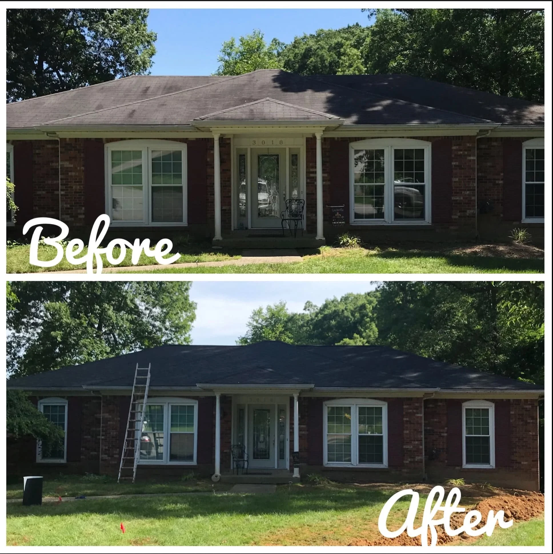 full roof replacements in residential louisville