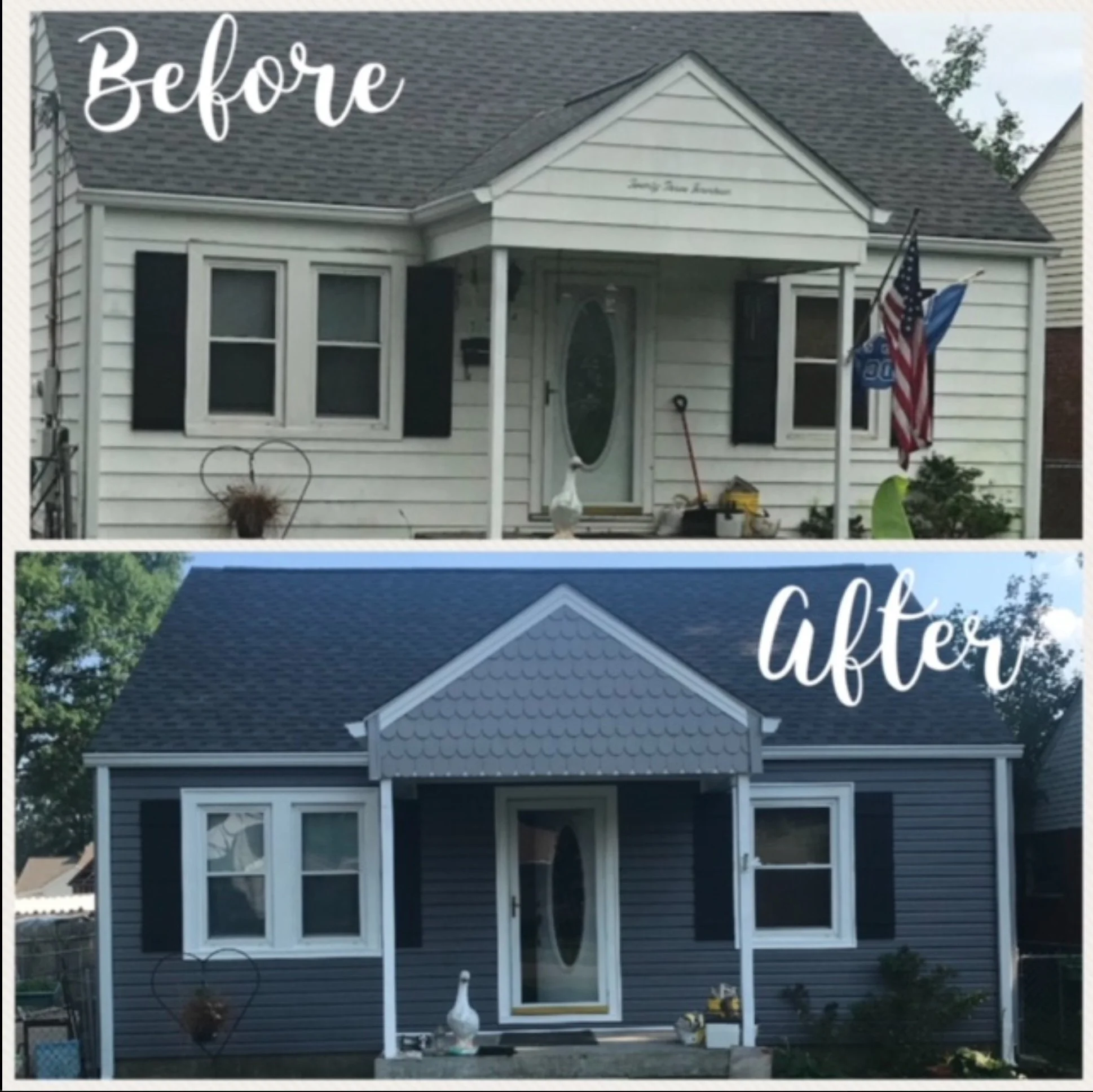 vinyl siding residential transformation