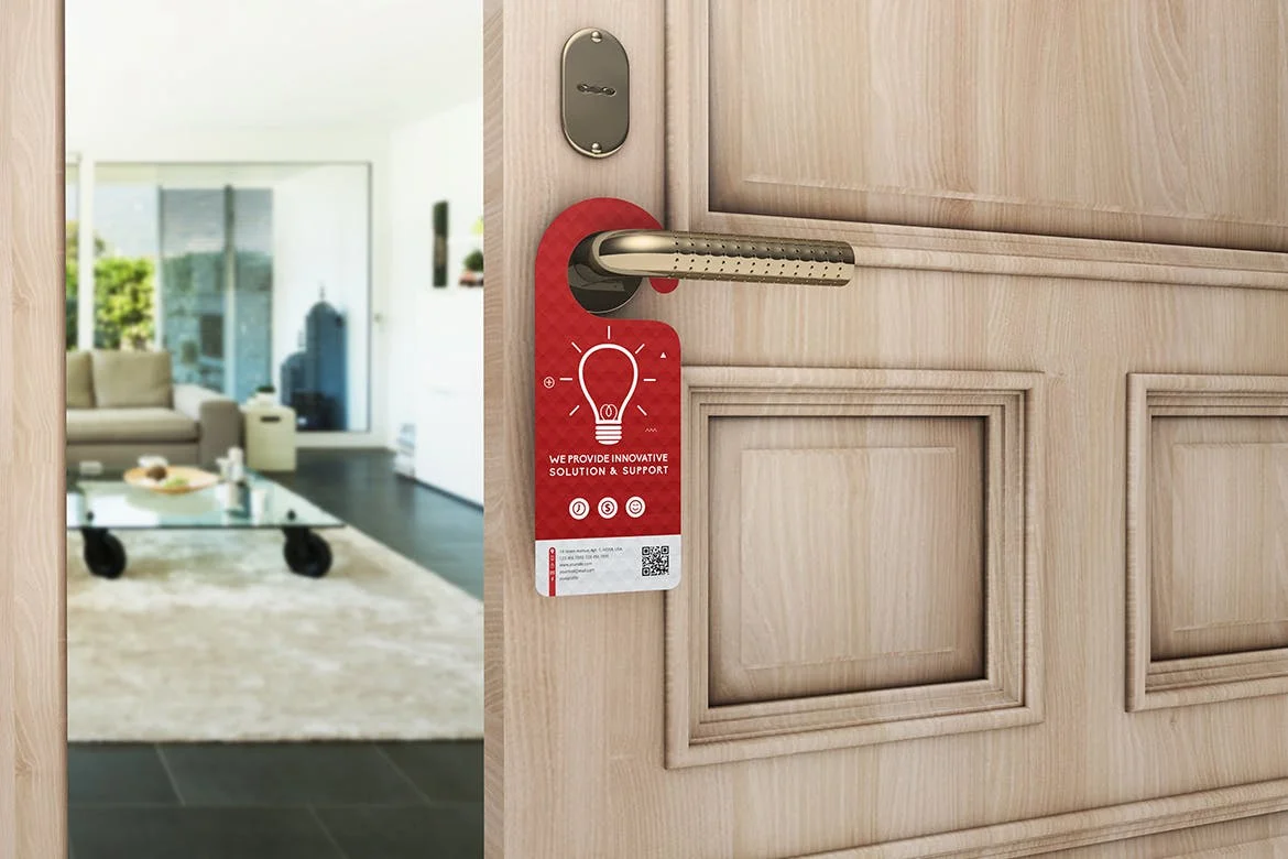 Marketing that hangs around Benefits of Door-Hangers