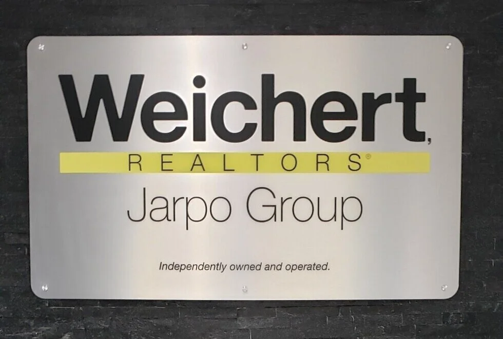   Brushed Aluminum Sign  