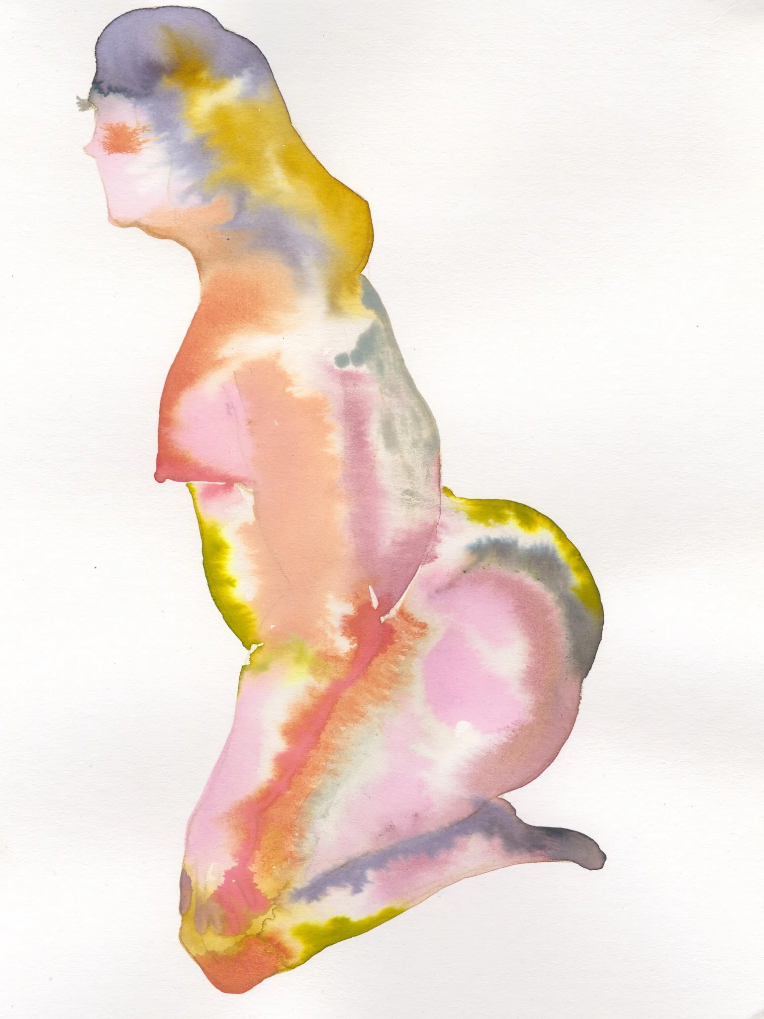 @britt_thats_it  in bloom 🌸
Sunday sesh with @thefigureassembly 

Ink &amp; watercolour 💧

#contemporarywatercolor #contemporaryfigurative #womendrawing #watercolorstyle #paintingpeople