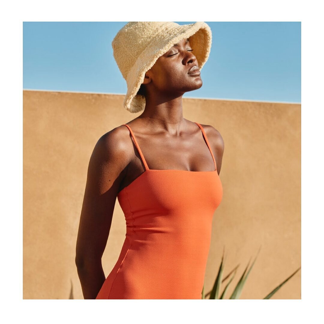 As more countries are added to the green list, we&rsquo;re looking to @cossieandco for honeymoon inspo. The Edie swimsuit in bright orange is giving us all the beach club feels. Shop now at LittleLFashion.com #honeymoonwardrobe #swimwear