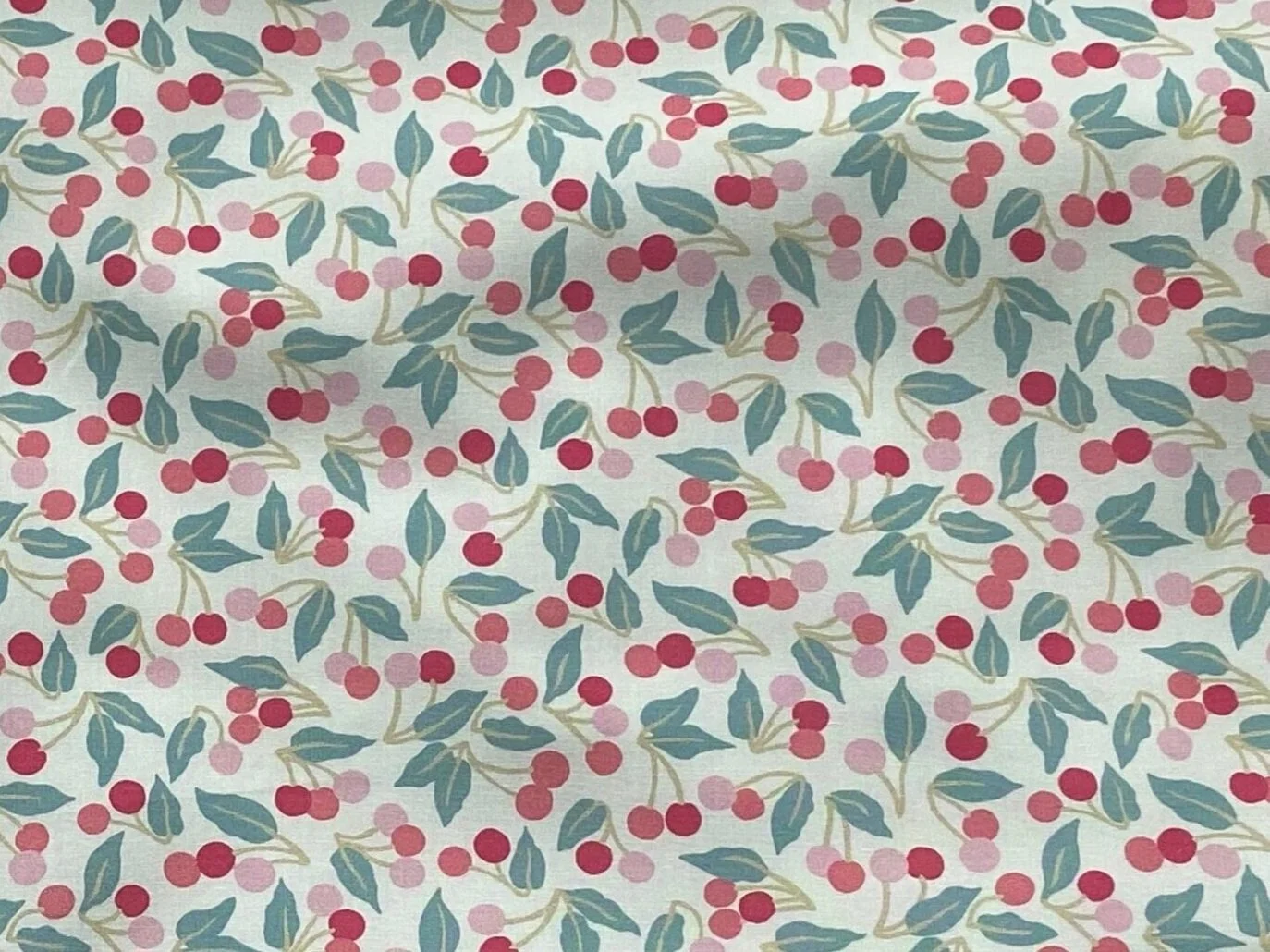 Cherry Drop Piccadilly Poplin