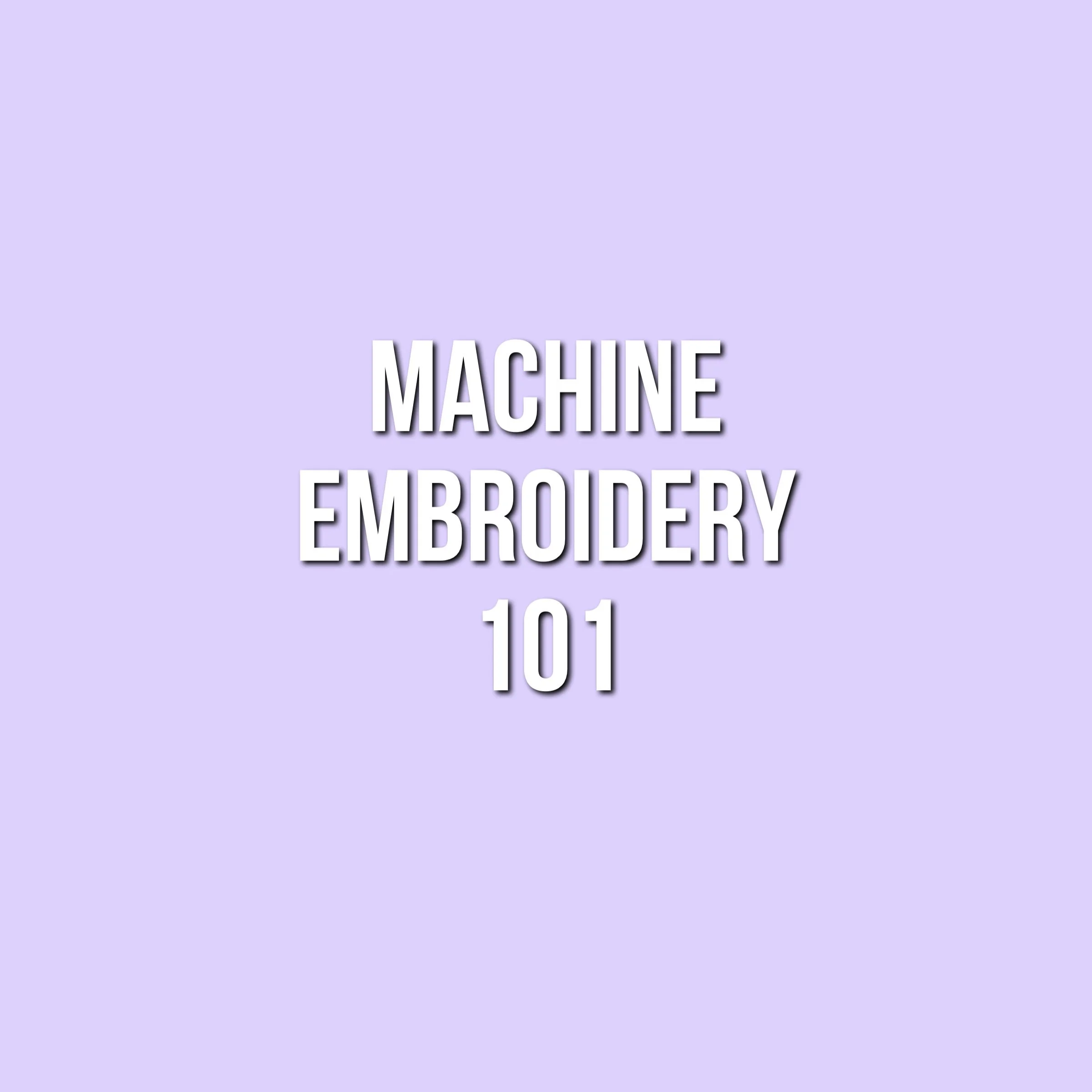 Embroidery Class