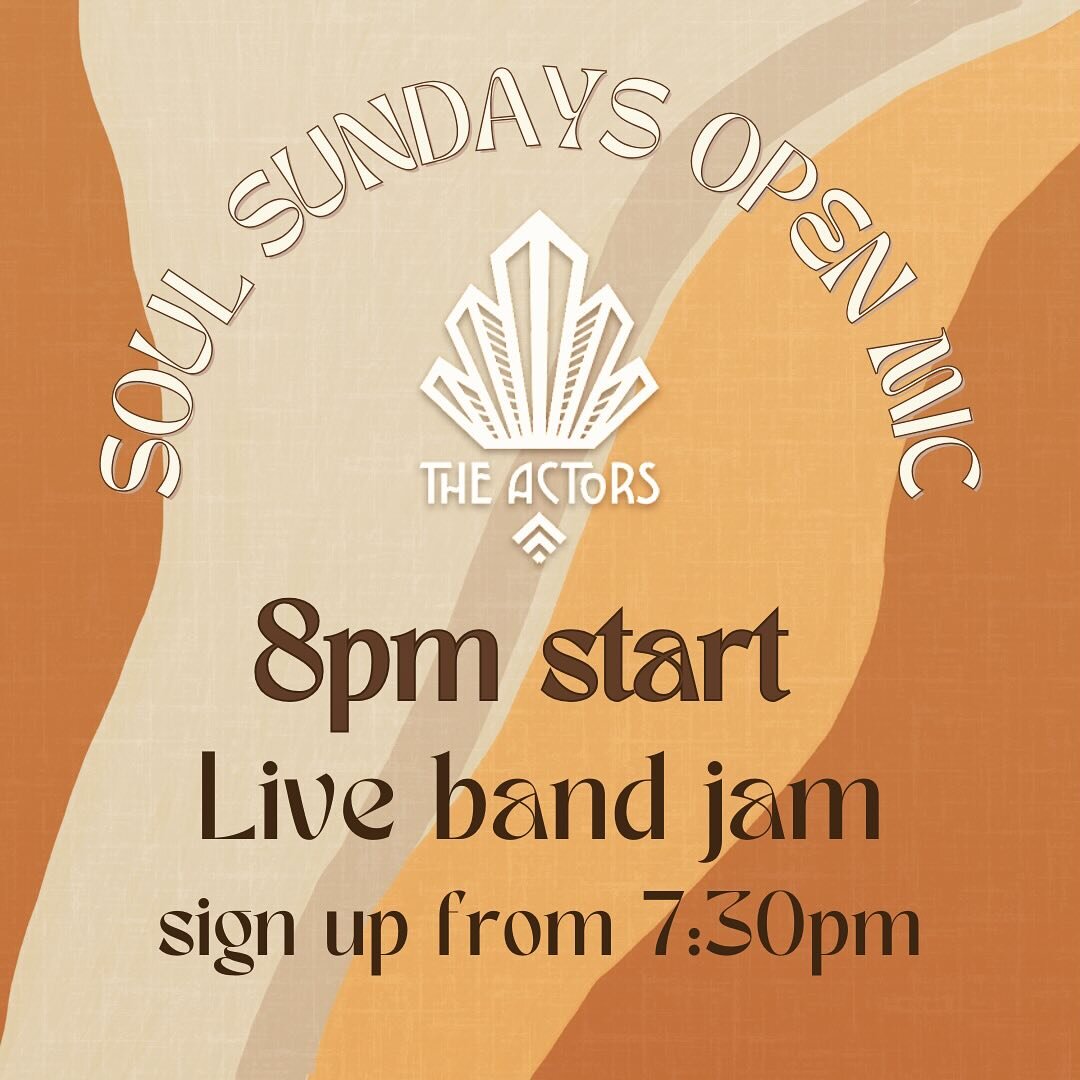 Tonight!! @frankiesjeans ✨ is hosting Soul Sundays Open Mic 💛🧡🤎

Full live band set up for jam sesh 👀💋

#openmic #brightonopenmic #theactorsopenmic #soulsundays #jamsession #livemusic