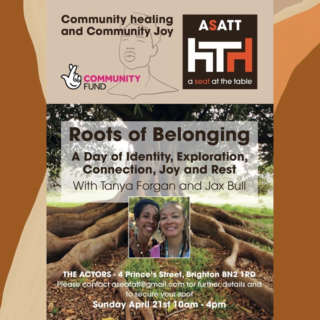 Ritual , rest and healing for our dual heritage/mixed race/biracial community of women , please email aseatatt@gmail.com for further details - limited spaces available