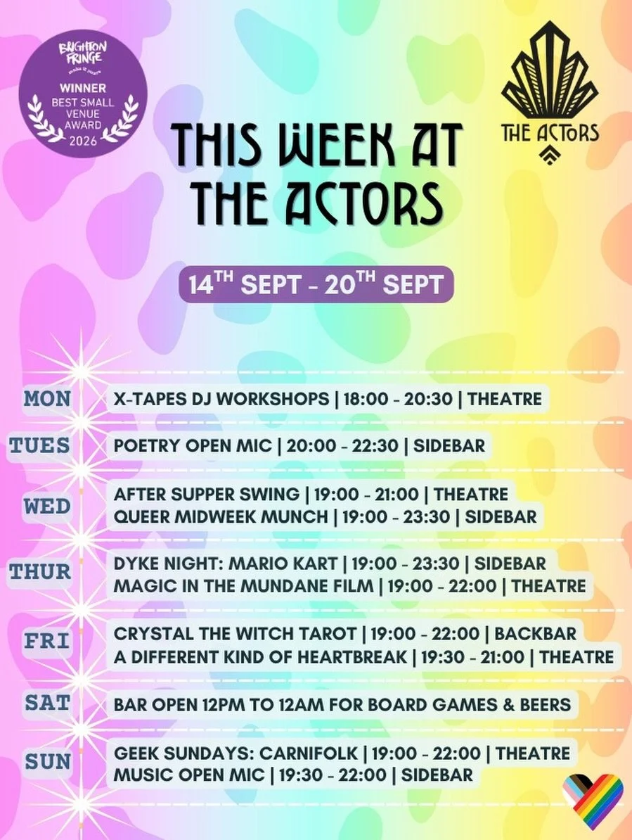 The nights are getting darker, and the air is getting cooler, so it&rsquo;s a perfect excuse to get down to your local favourite pub! 
This month, we are launching a variety of monthly recurring Sunday evening shows were labelling as &ldquo;Geek Sund