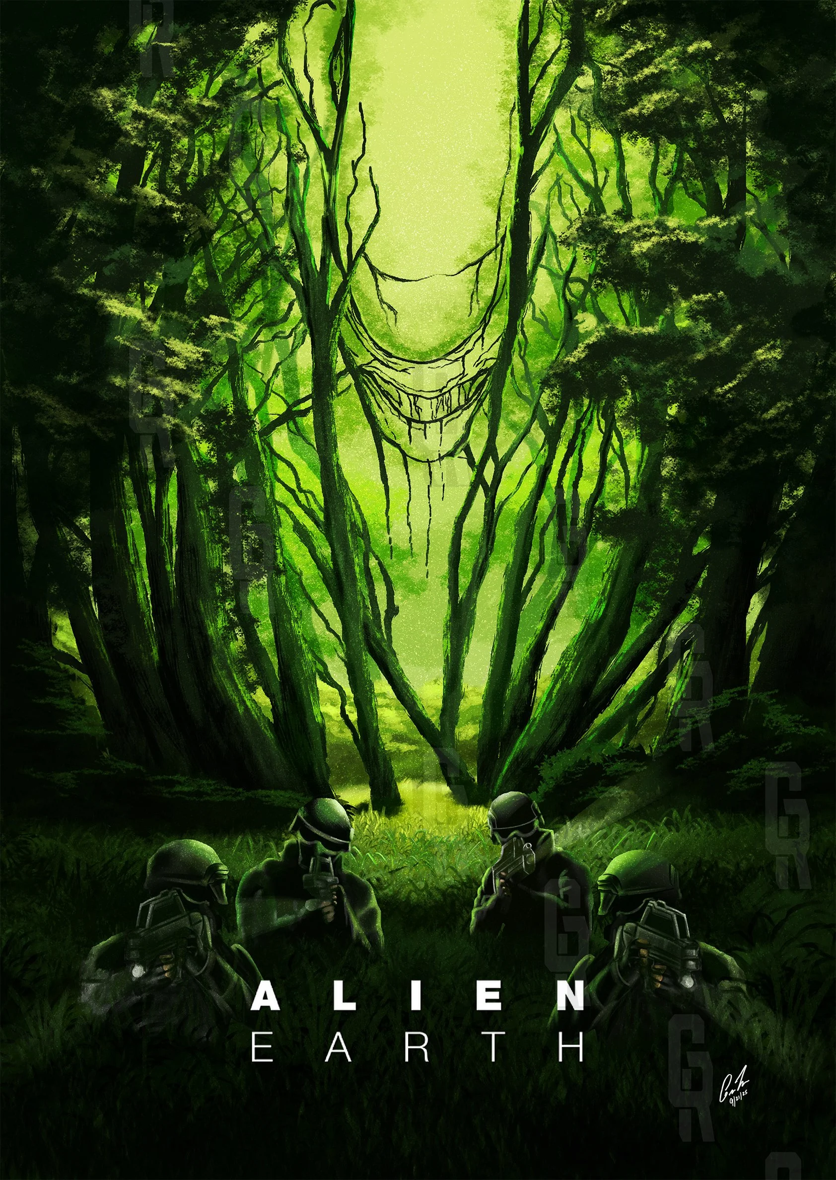 Alien Earth: Hide and Follow