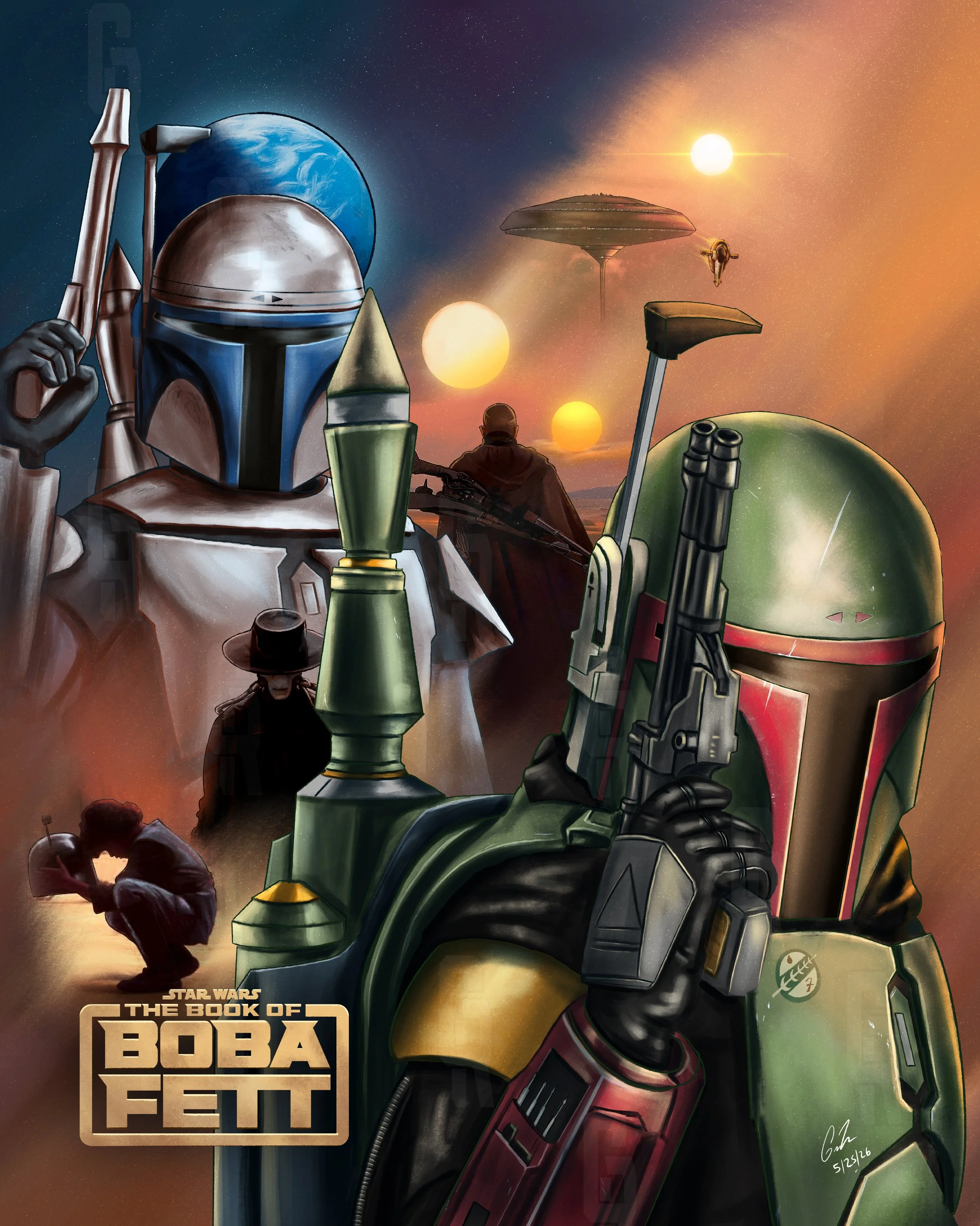 Legacy of Boba Fett Art Print