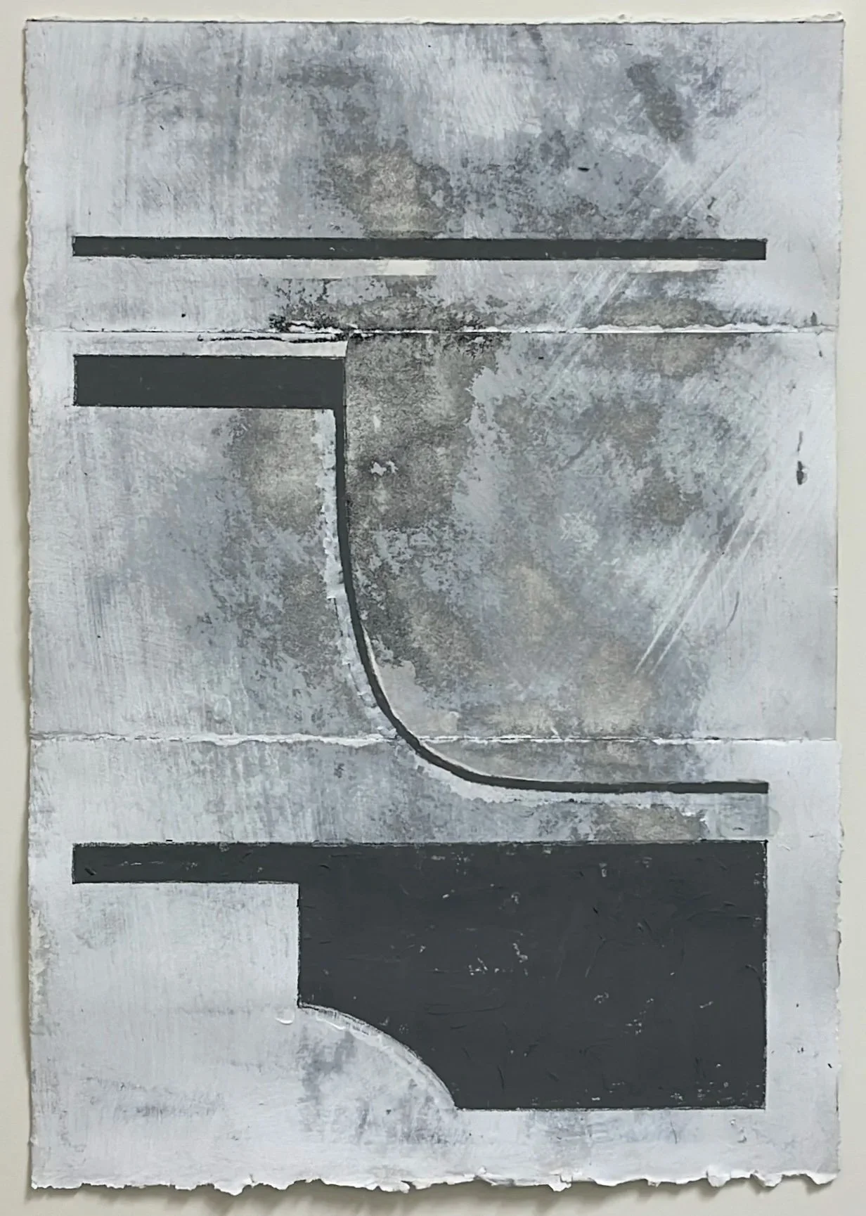 Wyoming Study No. 1, 2026, gouache on paper, 11 1/2 x 8 in. 