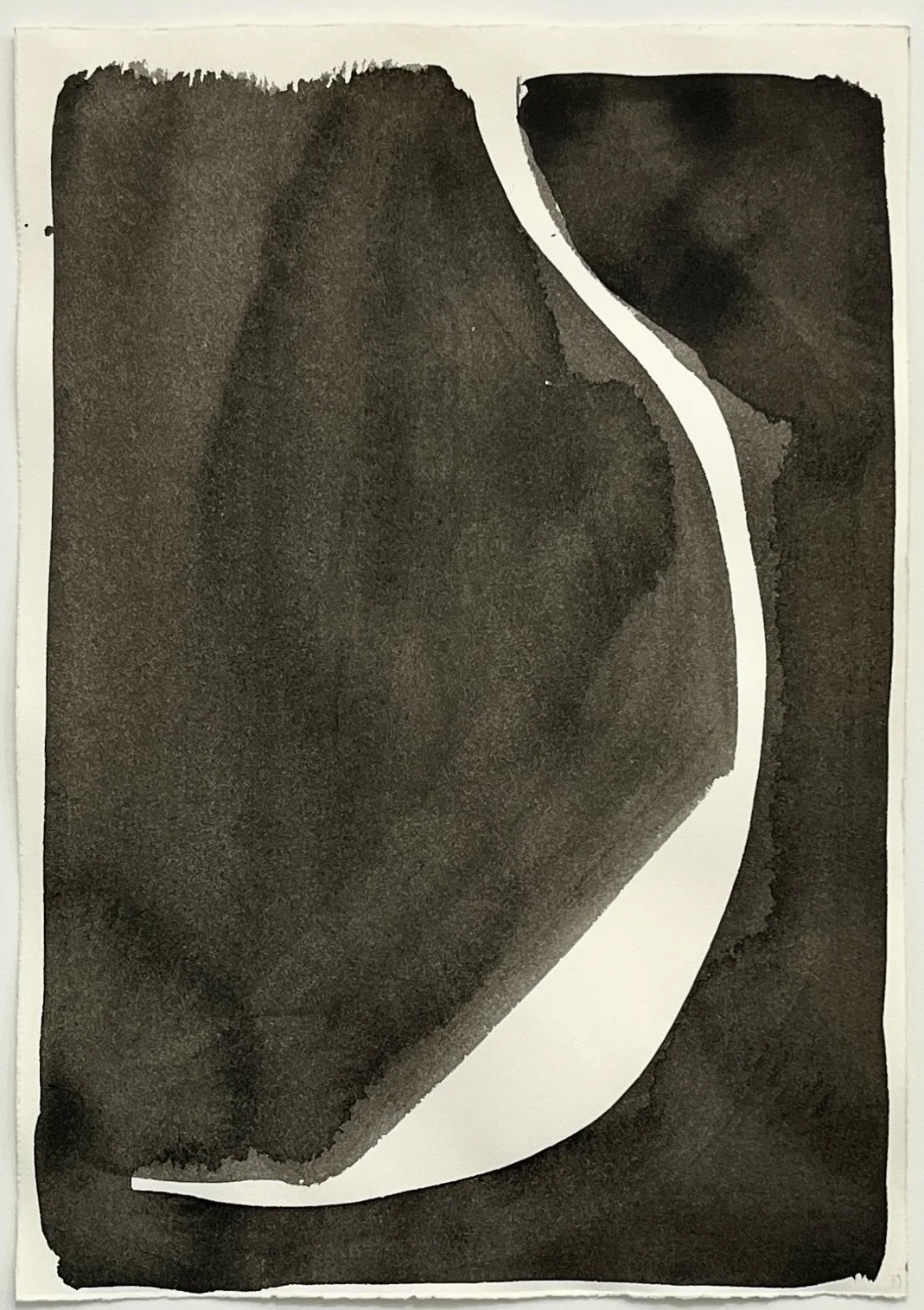 WA No. 40, 2026, sumi ink on paper, 12 x 8 1/2 in. 