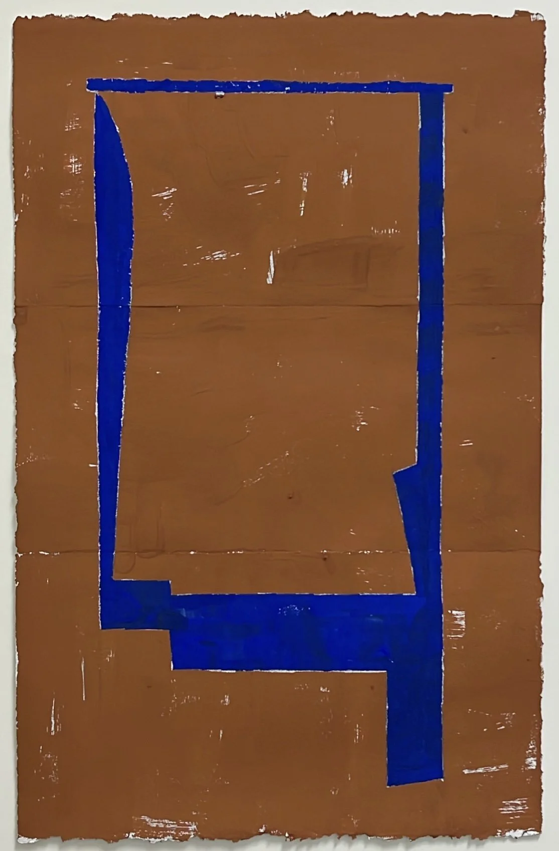 Wyoming Study No. 6, 2026, gouache on paper, 12 1/2 x 8 in. 