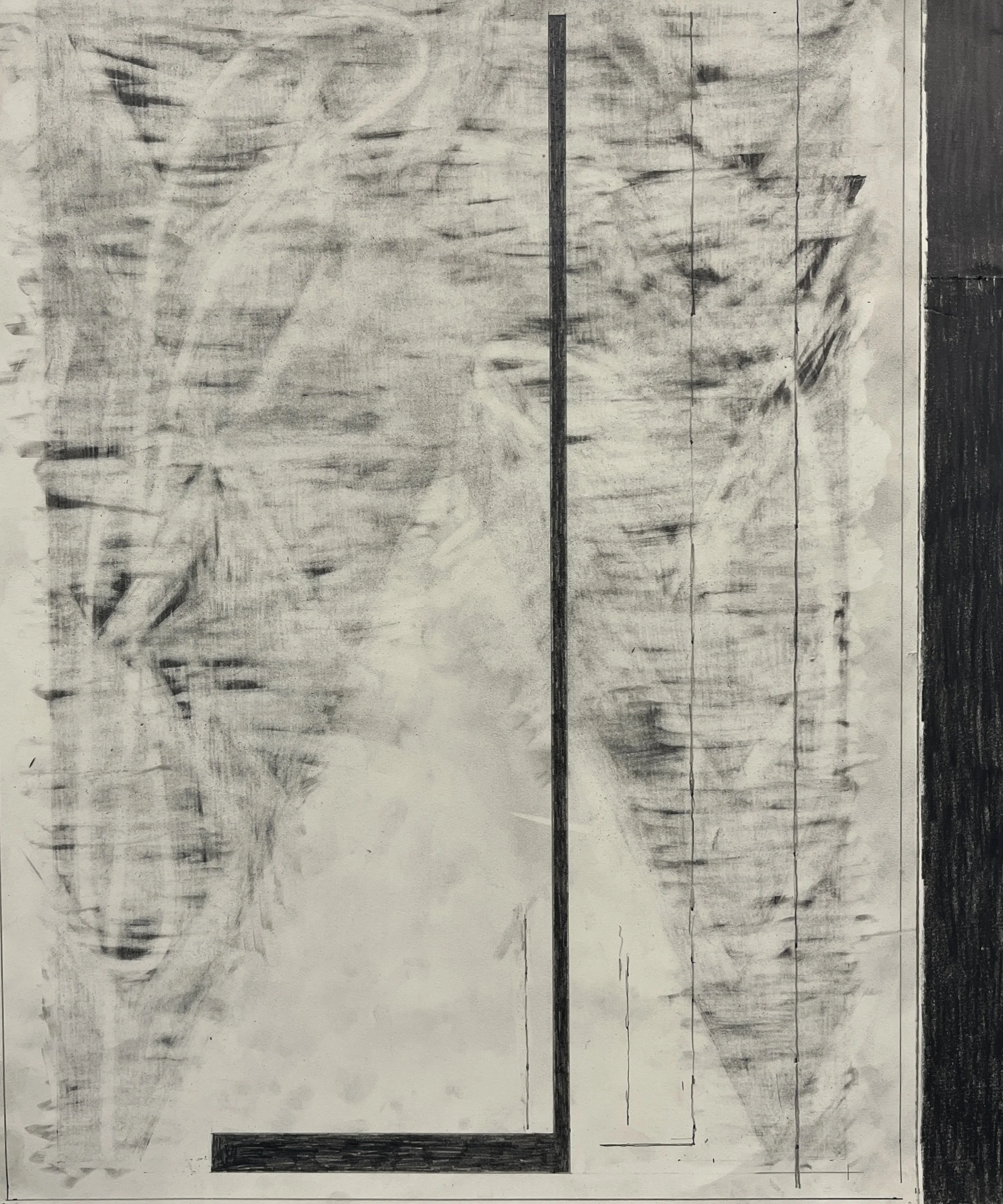 WA No. 21, 2026, graphite on paper, 24 x 20 1/4 in.