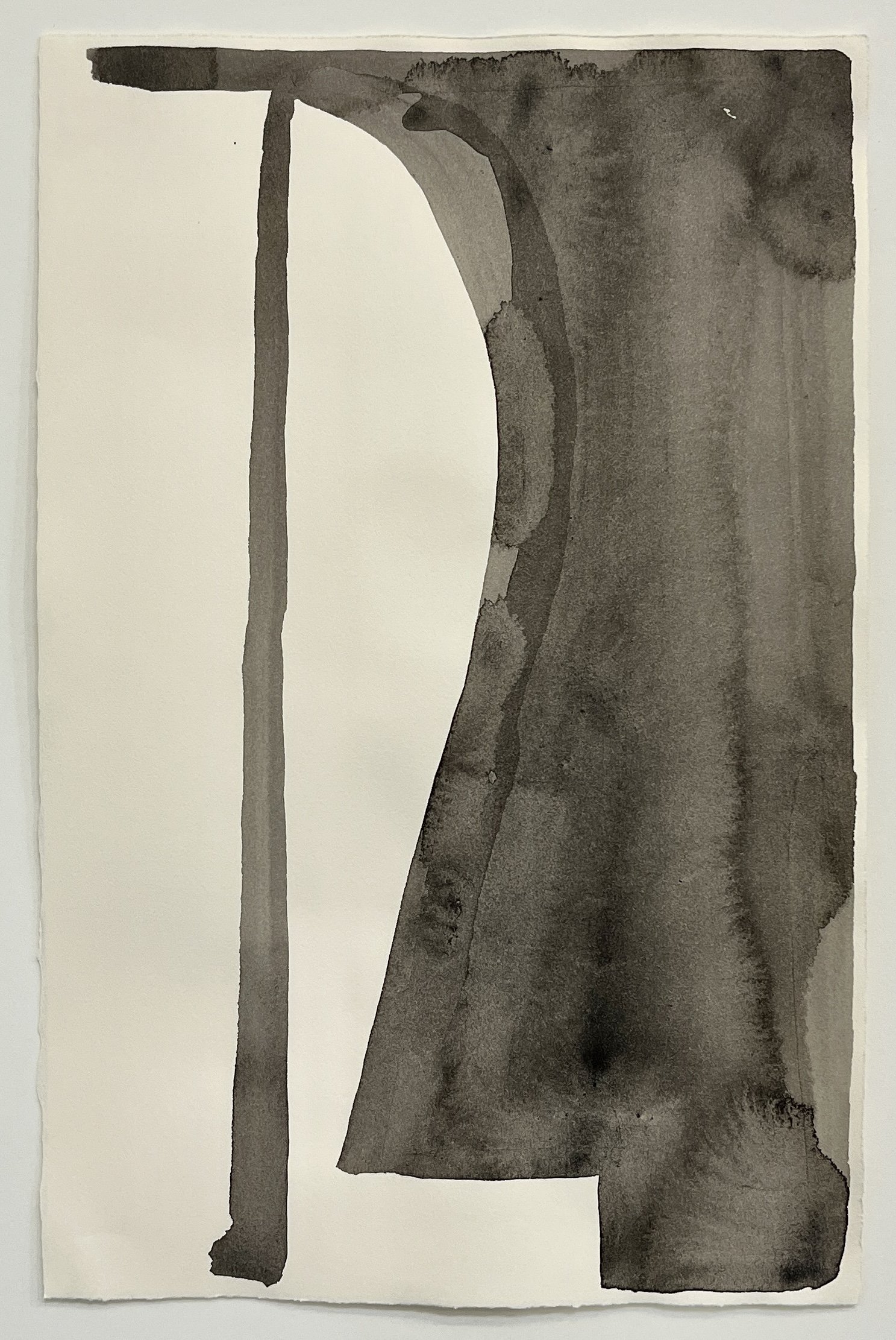 WA No. 35, 2026, sumi ink on paper, 14 x 9 in. 