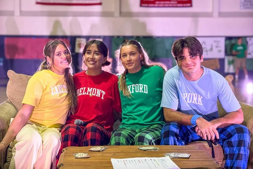 Student Leaders at the Pep Rally