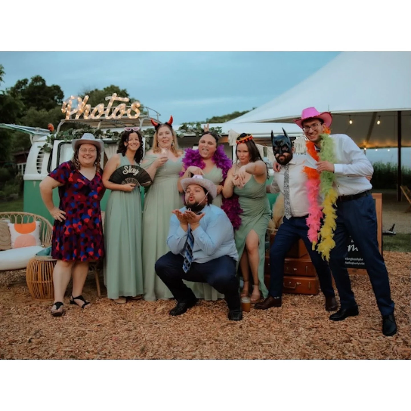 ✨Wedding guest goals unlocked ✅ Photos, props, and priceless memories with Sammie. 

📸: @arius_photography

#WeddingVibes #longbeachphotobus