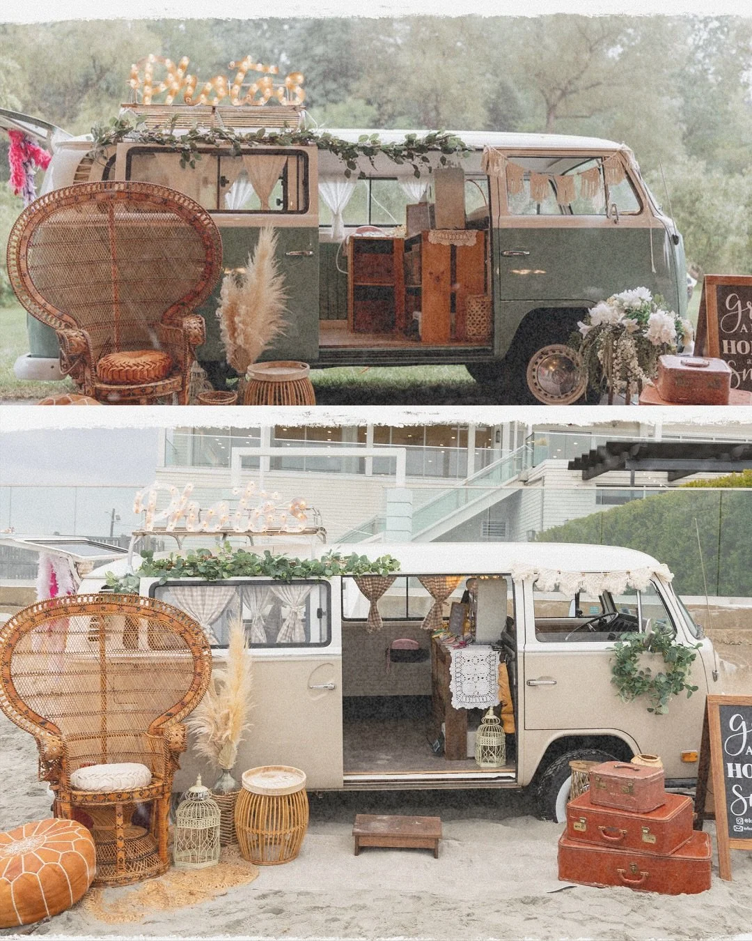 Sammie and Gracie show up cute and the couples make it iconic. It is always the perfect pairing.
Thinking about adding the Photo Bus to your wedding day? Tap the link in our bio to inquire.