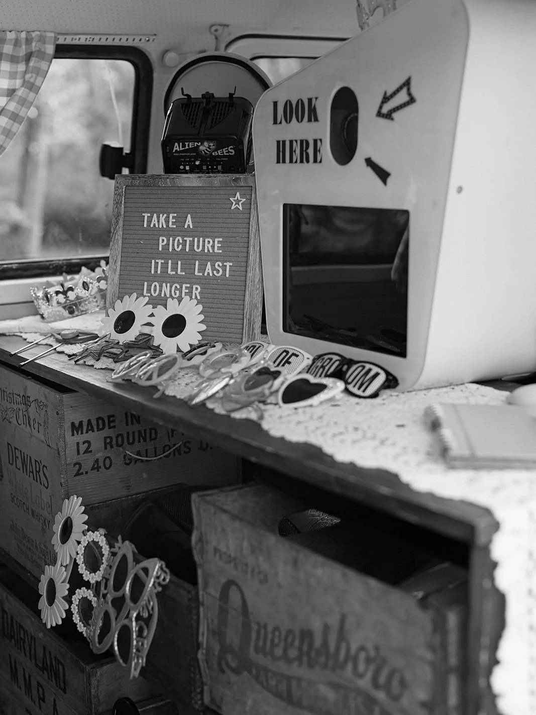 Take a picture, it'll last longer ✨

Step inside and strike a pose 🤍 From hundreds of props, to two buses, to custom photo strip designs, the Photo Bus experience is all about making your celebration unforgettable - and totally yours. 🤍

Visit the 