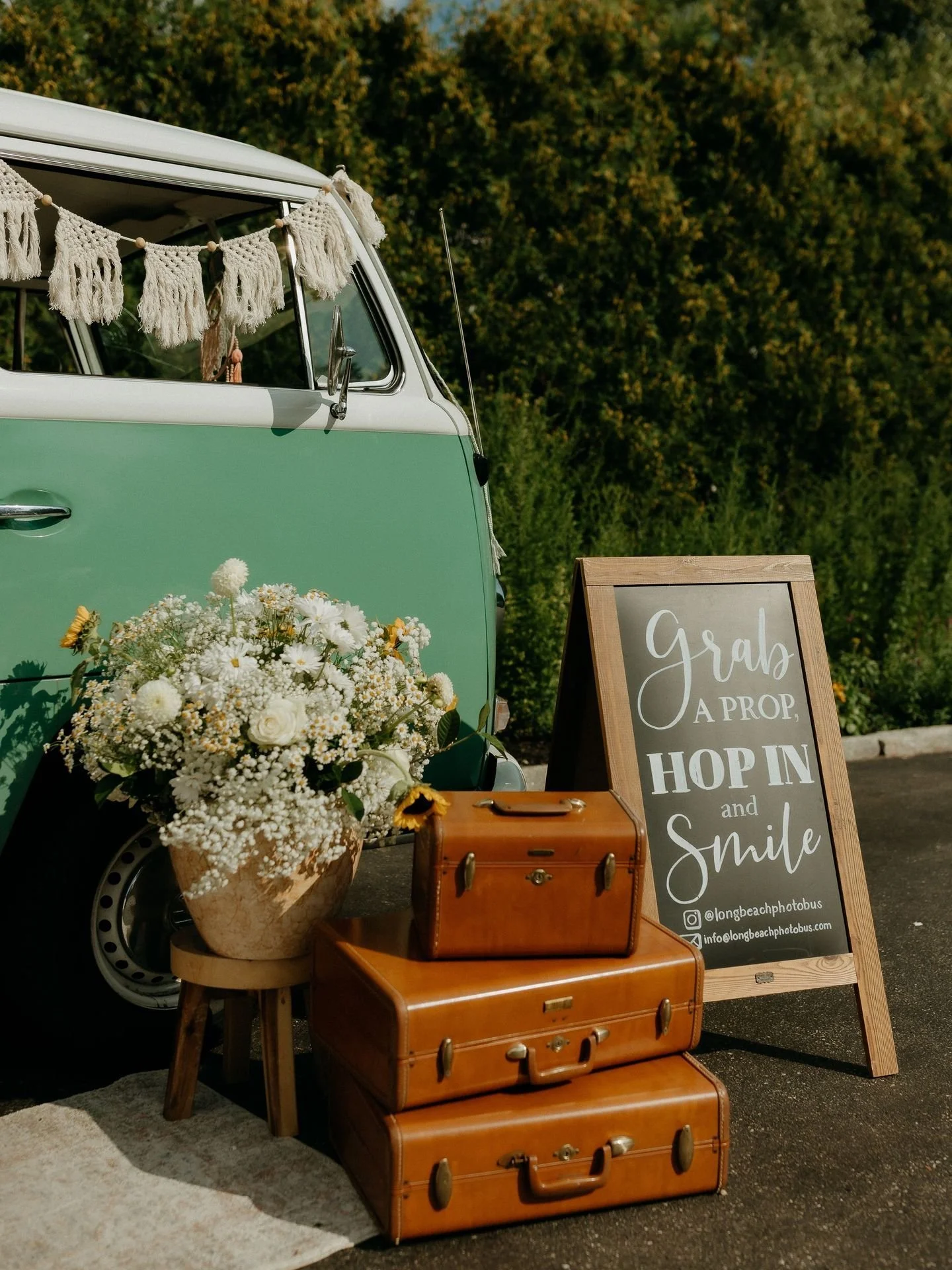 Sammie in her full boho glory 🌻

Meet Sammie, our 1971 Volkswagen Bus 🤍 Full of vintage charm and endless personality, she&rsquo;s ready to roll into your celebration and turn every moment into a memory. 

Ready to make your event one they&rsquo;ll
