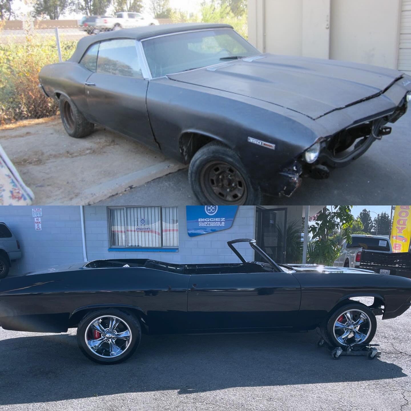 Still long way to go but ready for next step #chevelle #convertible #musclecars