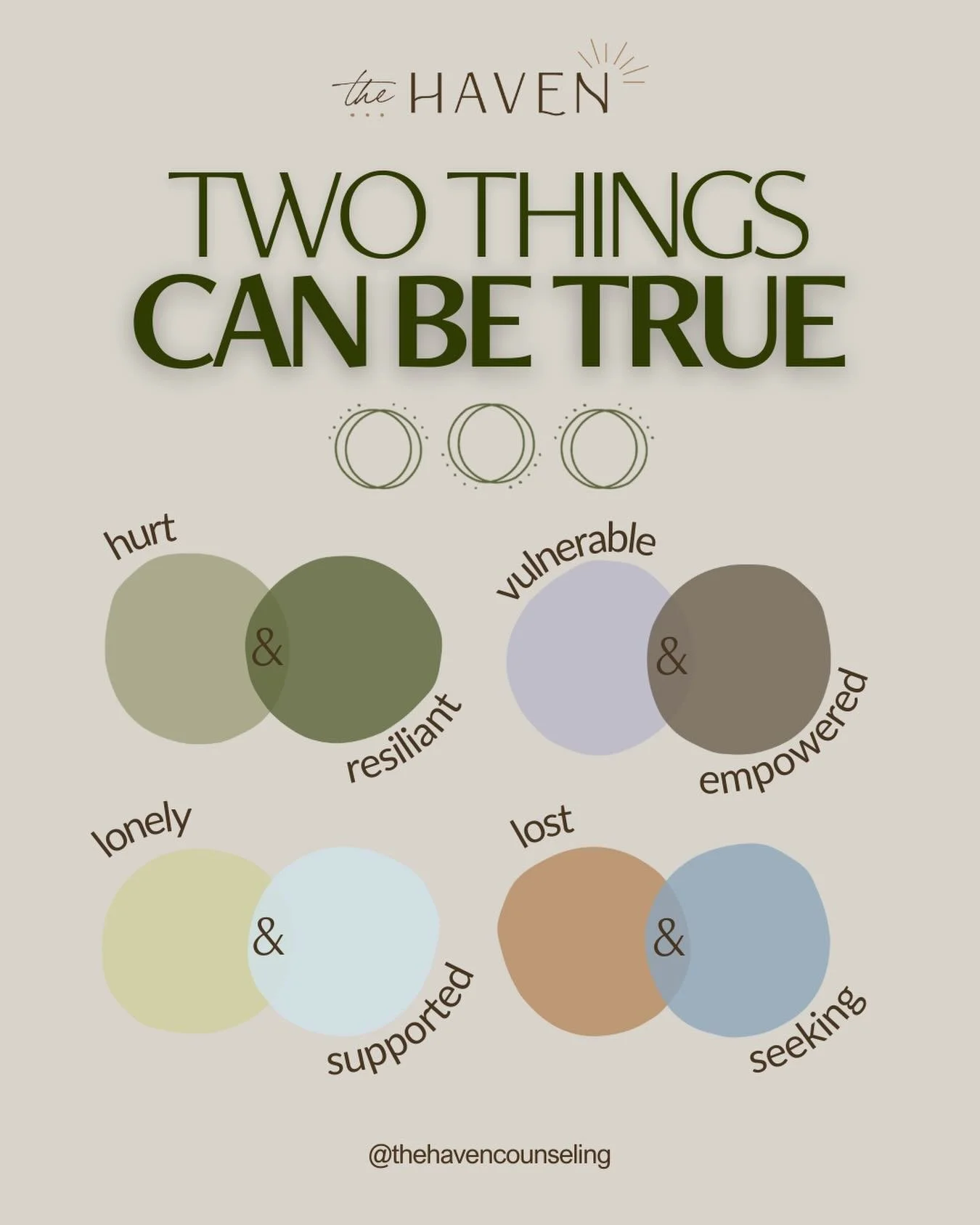 Two things can be true at the same time &mdash; and this is where real healing happens.
You can feel hurt and be resilient. Vulnerable and empowered. Lonely and supported. Lost and still seeking.
When we give ourselves permission to hold both, we sto