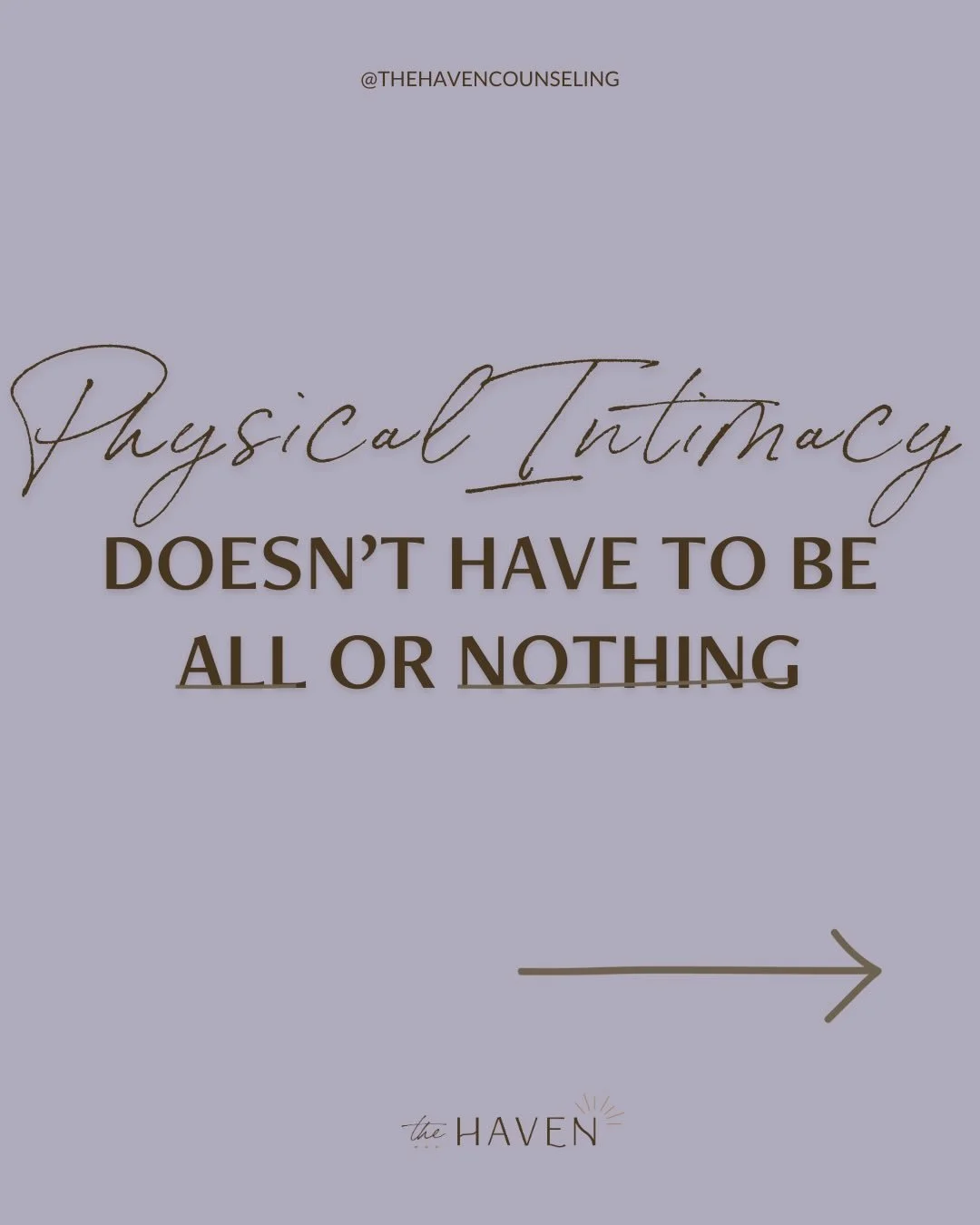 ✨Touch is one of the earliest ways we experience safety and connection &mdash; and even as adults, it still matters deeply.

Physical intimacy doesn&rsquo;t have to be all or nothing.
There are different gears of touch, and learning how to move betwe