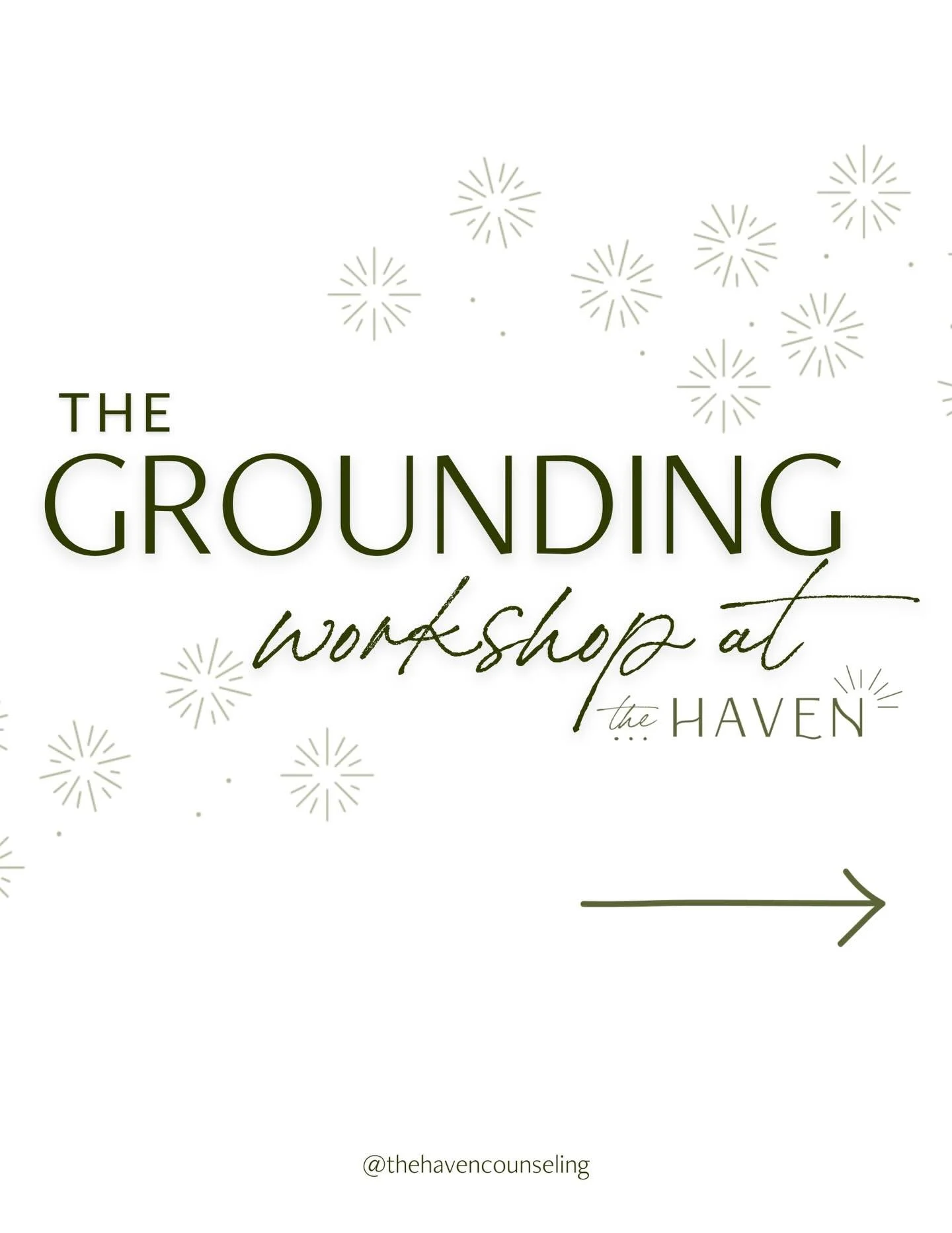 When life feels overwhelming, your nervous system doesn&rsquo;t need more pressure &mdash; it needs grounding. 🌿

Join us for the Grounding Workshop at The Haven to better understand your stress responses, feel more in control of your reactions, and