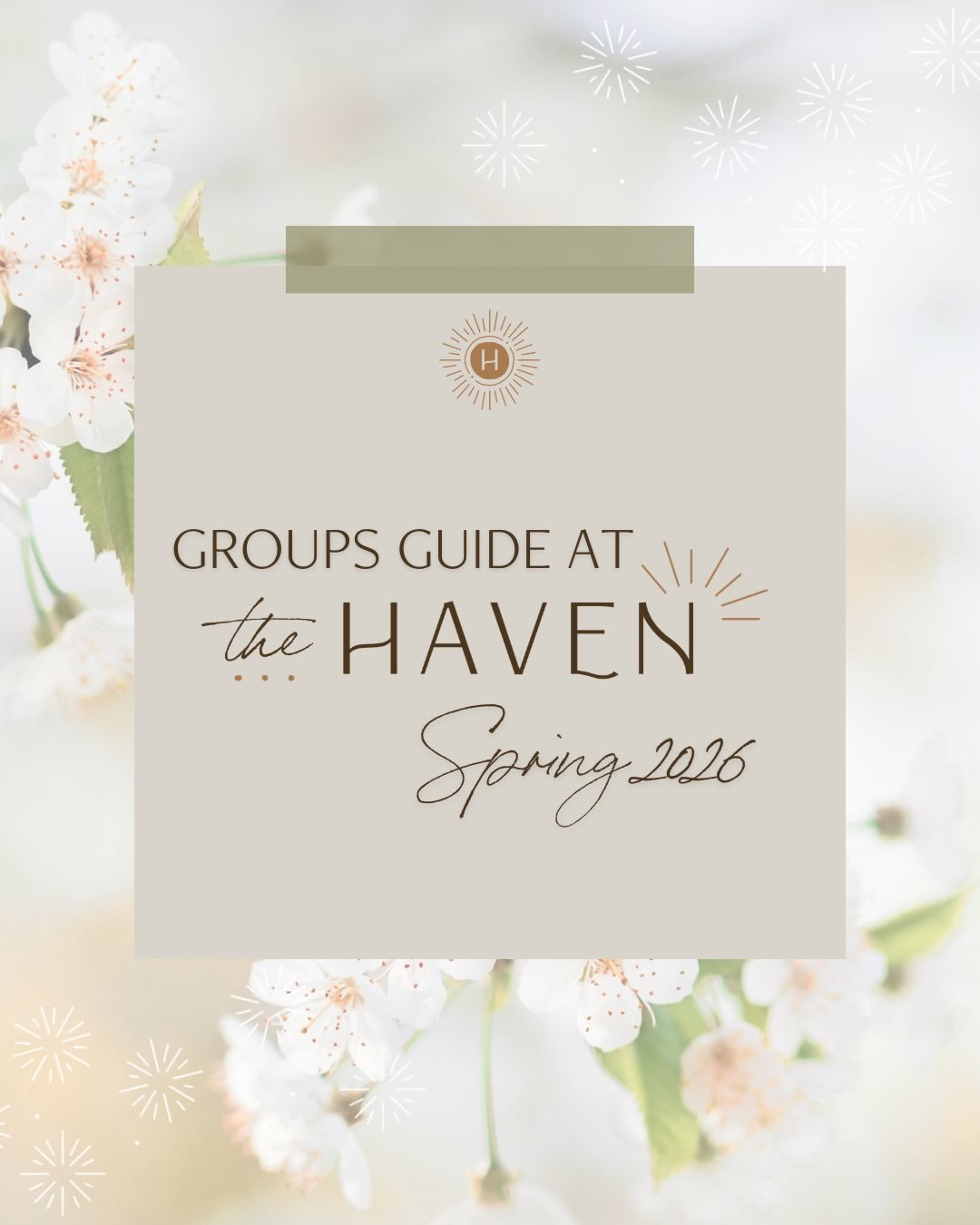 Spring groups are here! 🌷🌳 Call, email, or visit our website to learn more about the groups we are offering this Spring🤍