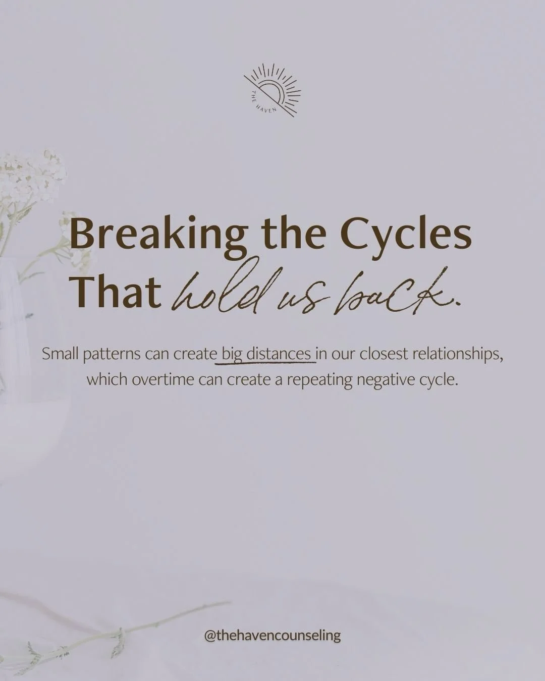 You&rsquo;re not stuck because you&rsquo;re &ldquo;bad at communicating.&rdquo;
 You&rsquo;re likely caught in a pattern.

When caught in these negative cycles, one reaches while the other withdraws&hellip; and both end up feeling alone.

The good ne
