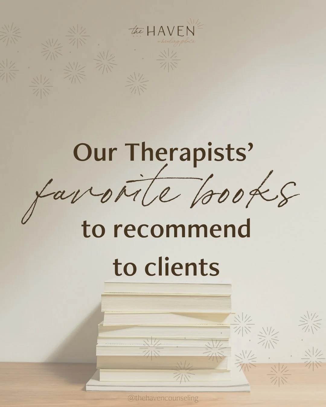 Our therapists are sharing some of their favorite books that inspire growth, self-discovery, and healing 📚🤍

Which book should we pick up next? 💭👇🏼