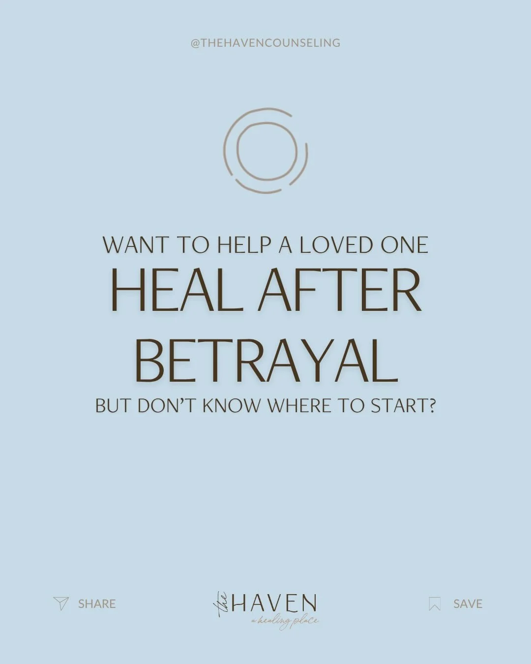 Supporting someone after betrayal can feel overwhelming, but your presence and empathy truly matter ❤️&zwj;🩹

Swipe through to see some practical Do&rsquo;s and Don&rsquo;ts to provide meaningful support while respecting their pace and boundaries.
E