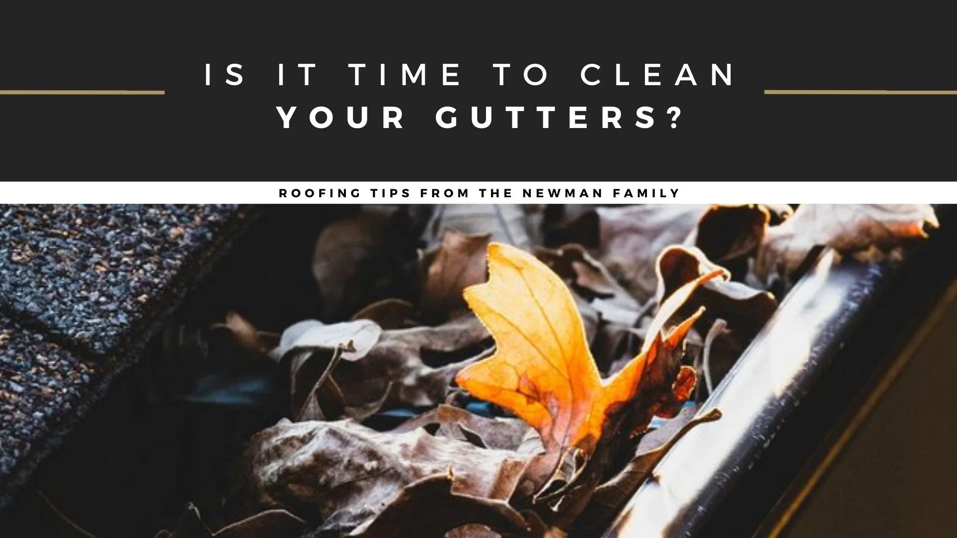 Is It Time To Clean Your Gutters? Columbus, Ohio — Newman Roofing