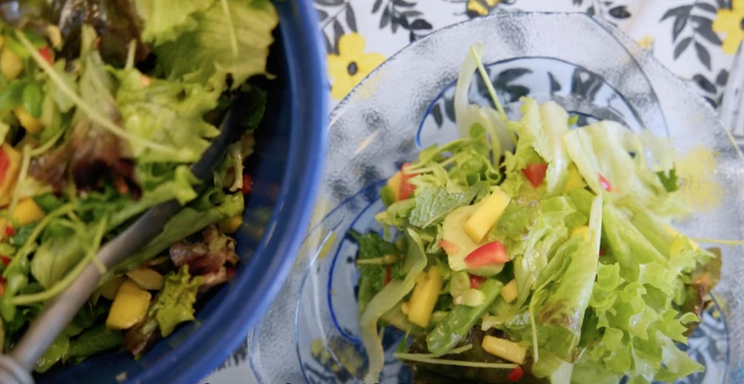 Mint, Mango and Avocado Salad I Ep. 53 I Cooking in the Community Kitchen