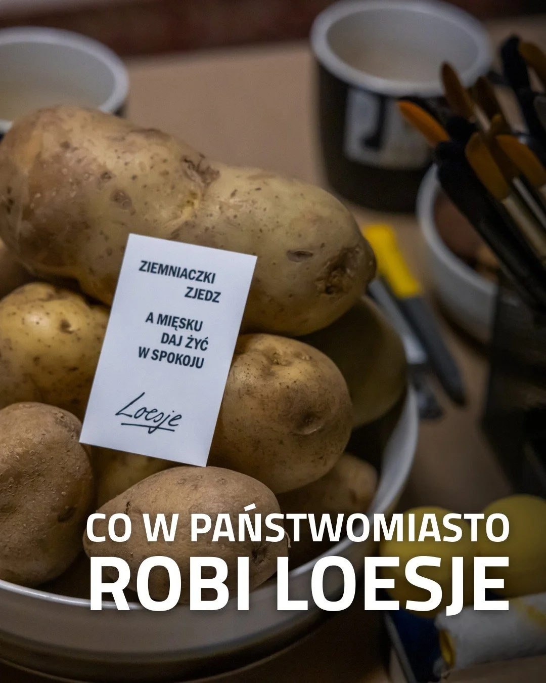 Co w Państwomiasto robi Loesje Polska? 🤨

Tw&oacute;rcze warsztaty, kt&oacute;rym sprzyja inspirujące otoczenie zieleni i towarzystwo zwierząt, gościnność domku i otwarta atmosfera całego Jazdowa. 

W ciągu ostatnich 3 lat w gościnnych progach domku