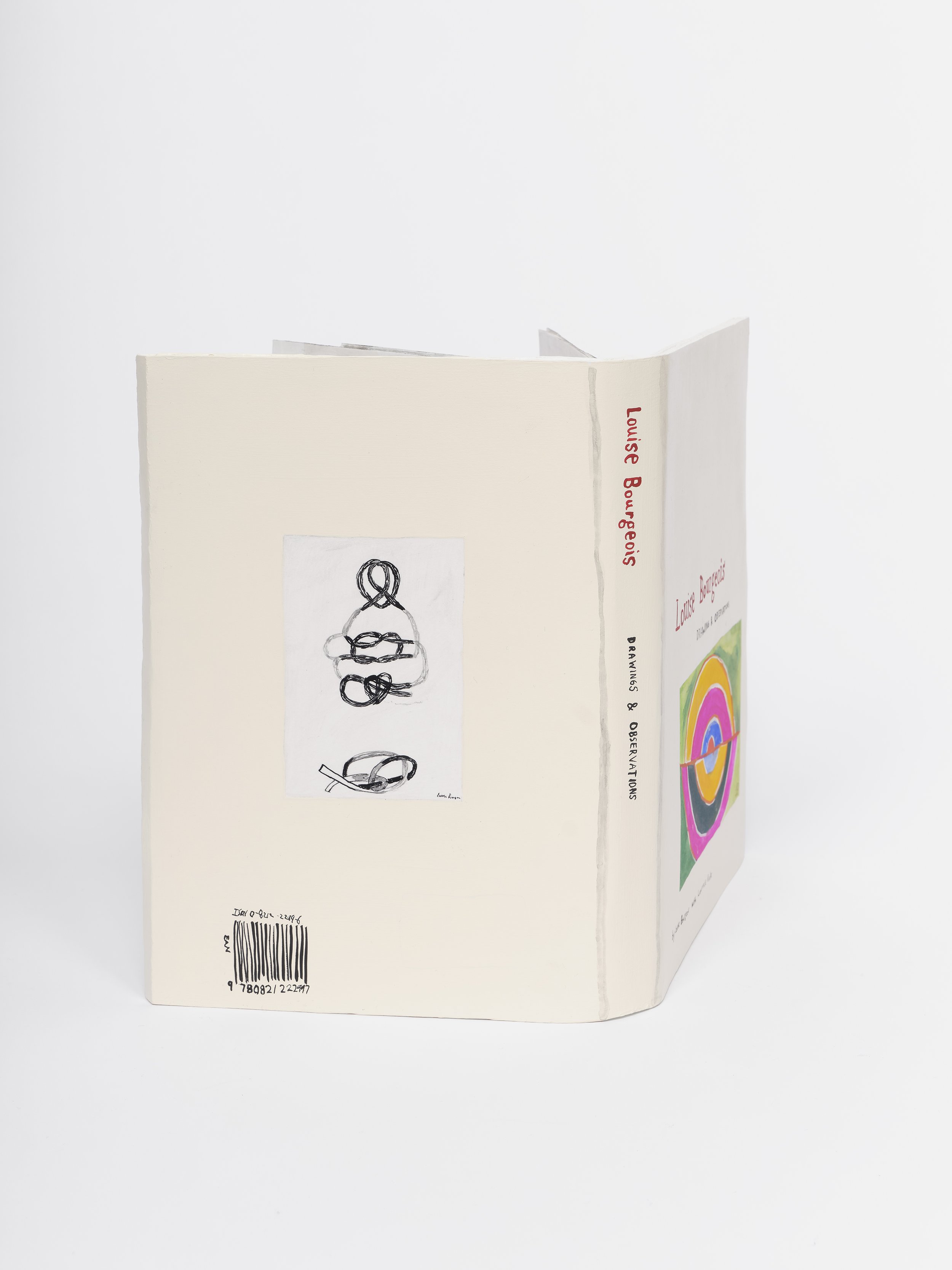 Louise Bourgeois: Drawings and
Observations, 2024
Paint, paper, glue and graphite
9 1/4 x 11 x 7 inches