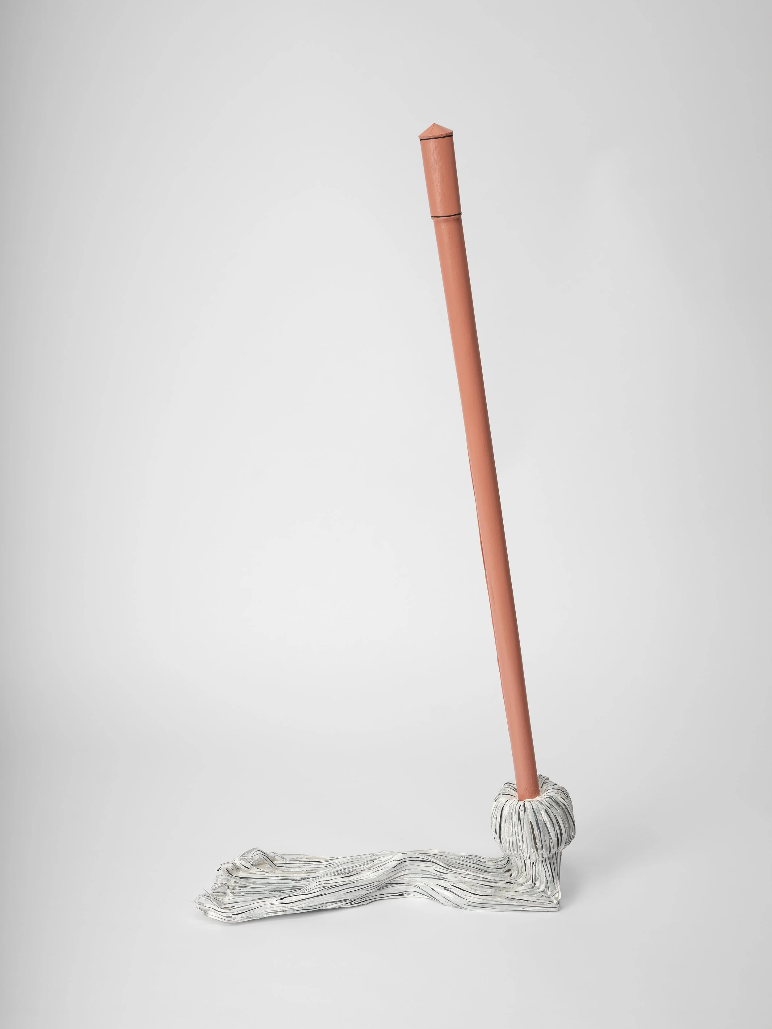 Mop, 2025
Paper, paint, glue
43 x 22 x 7 inches
109.2 x 55.9 x 17.8 cm