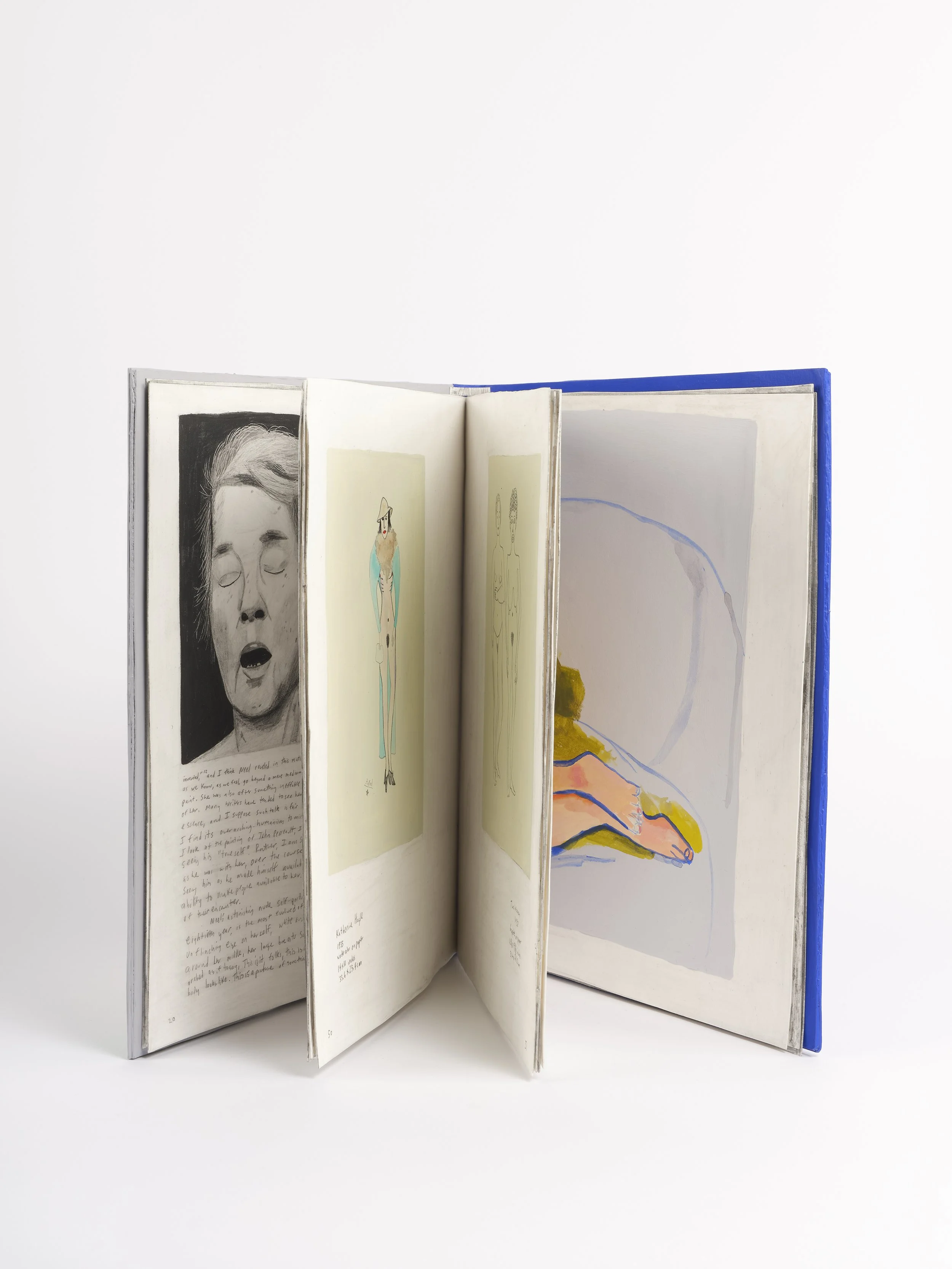 Alice Neel: Freedom, 2024
Paint, paper, glue and graphite
11 1/2 x 11 1/2 x 9 3/4 inches