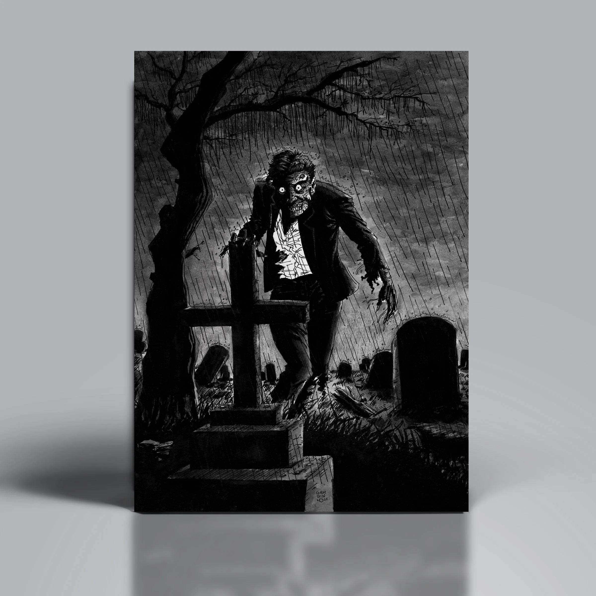 ZOMBIE PRINT (8x10 OR 11x14)