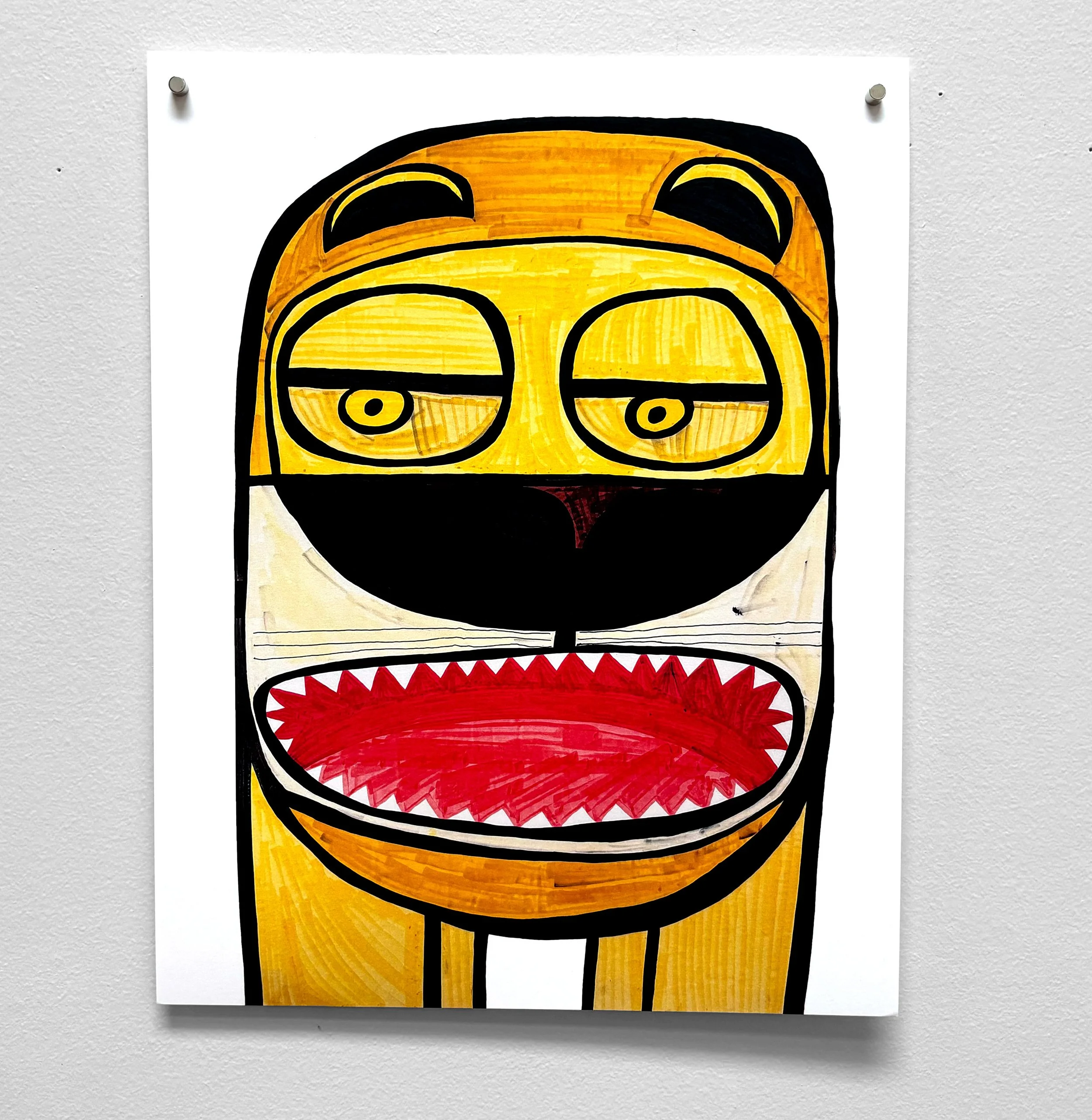 Lion Print 1, by James Enos
