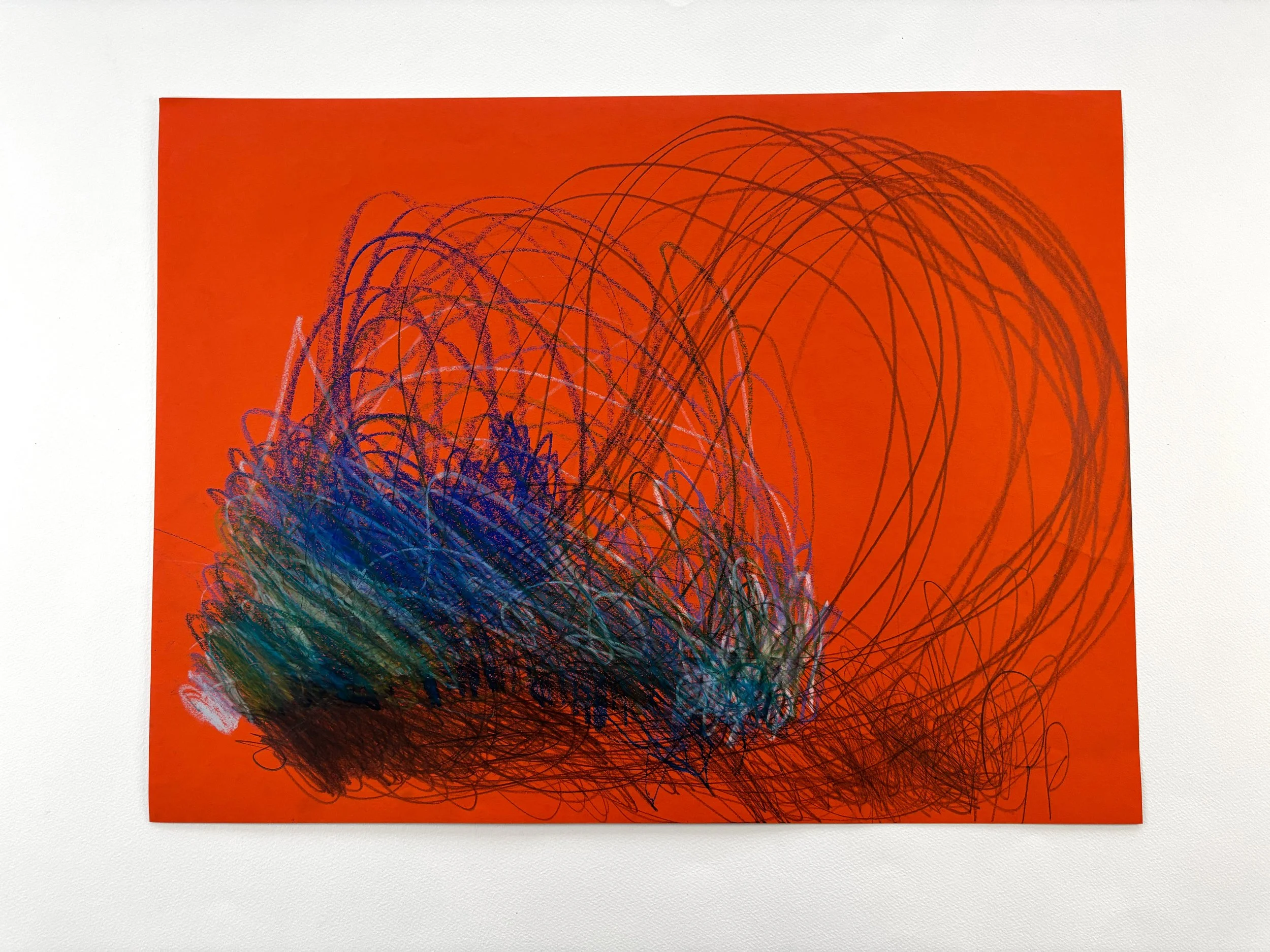 Untitled (Dark Balloon on Red)