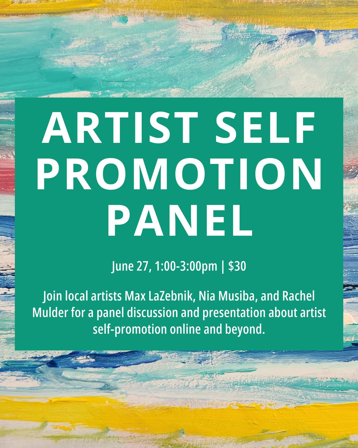 Are you a neurodivergent artist looking to learn more about self-promotion and social media? Look no further! We&rsquo;re so excited to be hosting local artists Max LaZebnik, Rachel Mulder, and Nia Musiba next week to discuss the ups and downs of sel